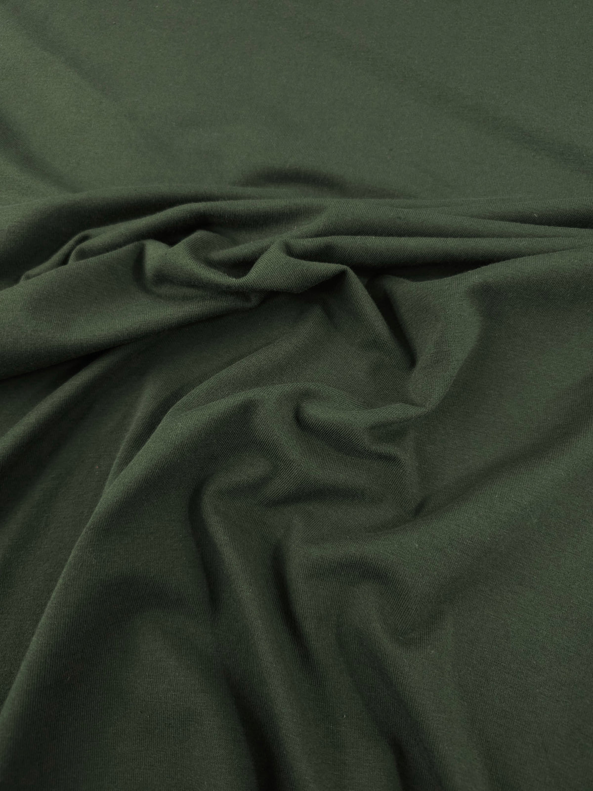 Forest Green Bamboo Cotton Jersey