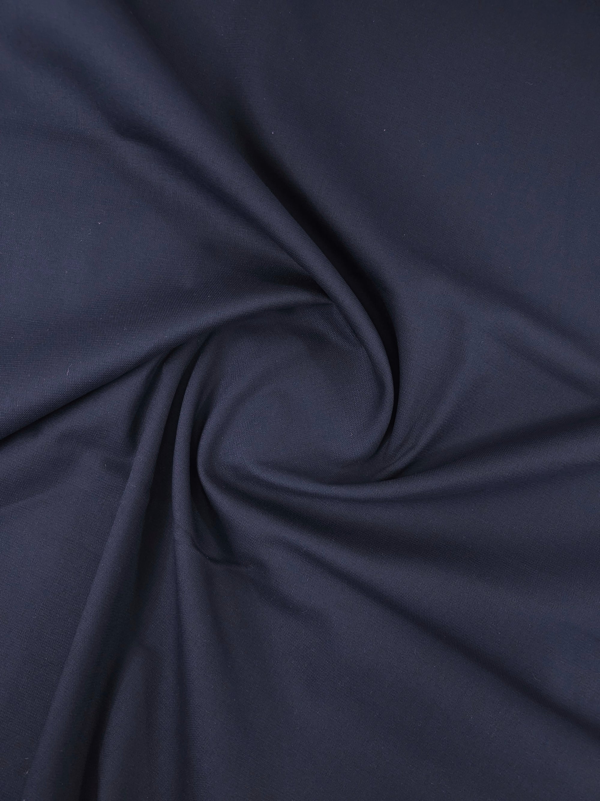 Indigo Navy Poly Viscose Suiting