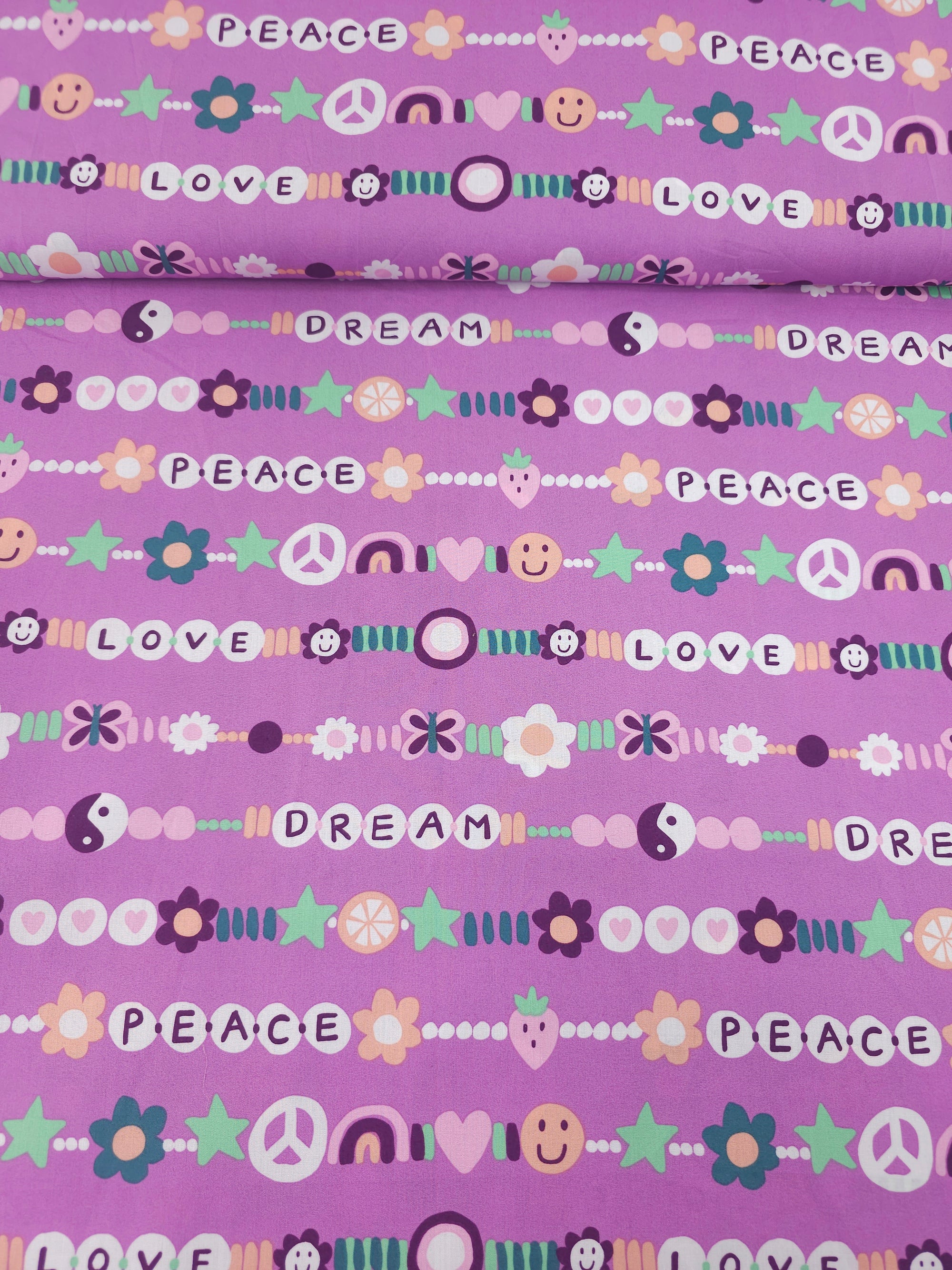 Purple Friendship Chain 100% Cotton 60"