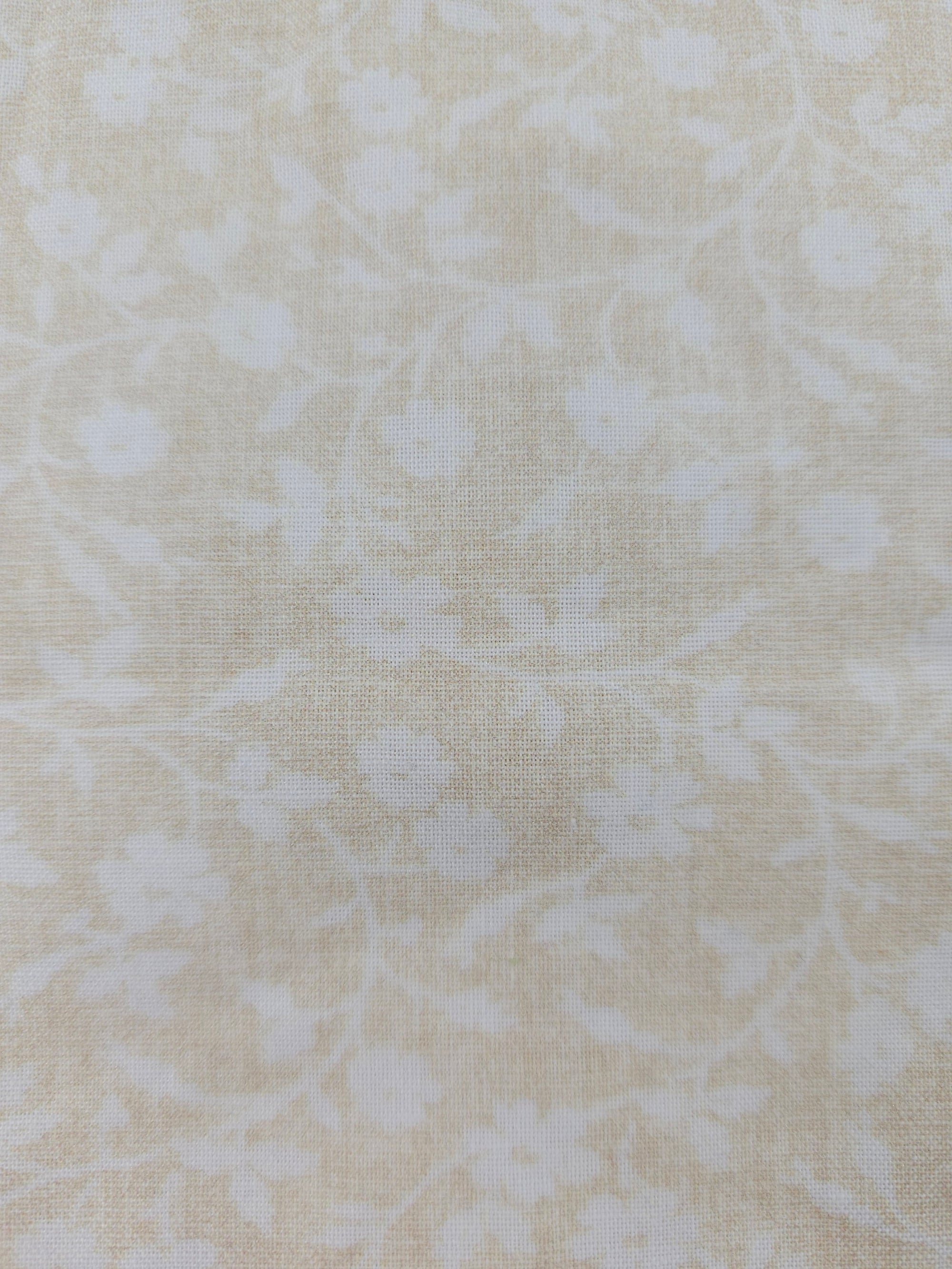 Buttermilk floral vine Cotton- 1.5m piece