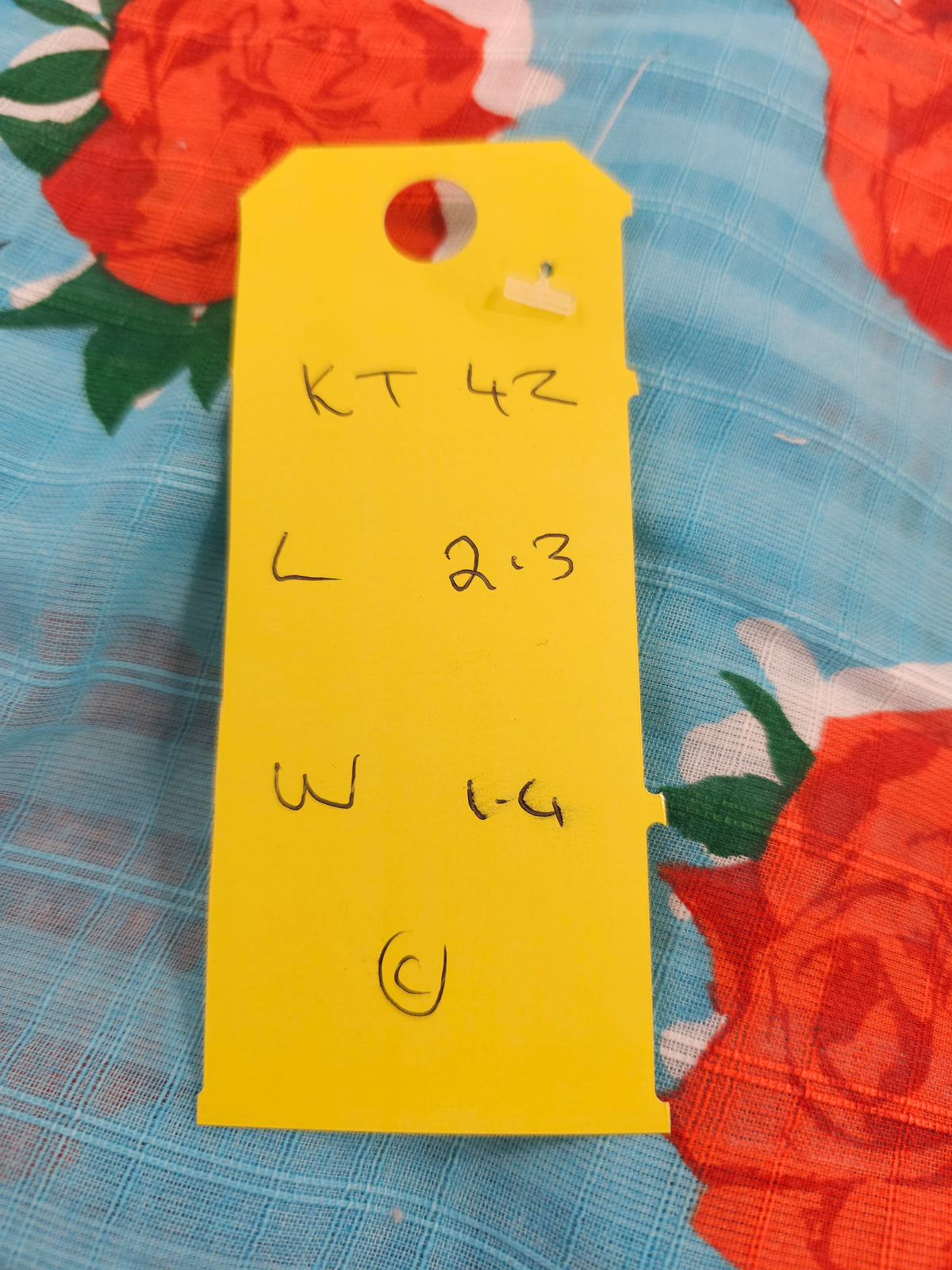 Light blue rose Cotton- 2.3m piece