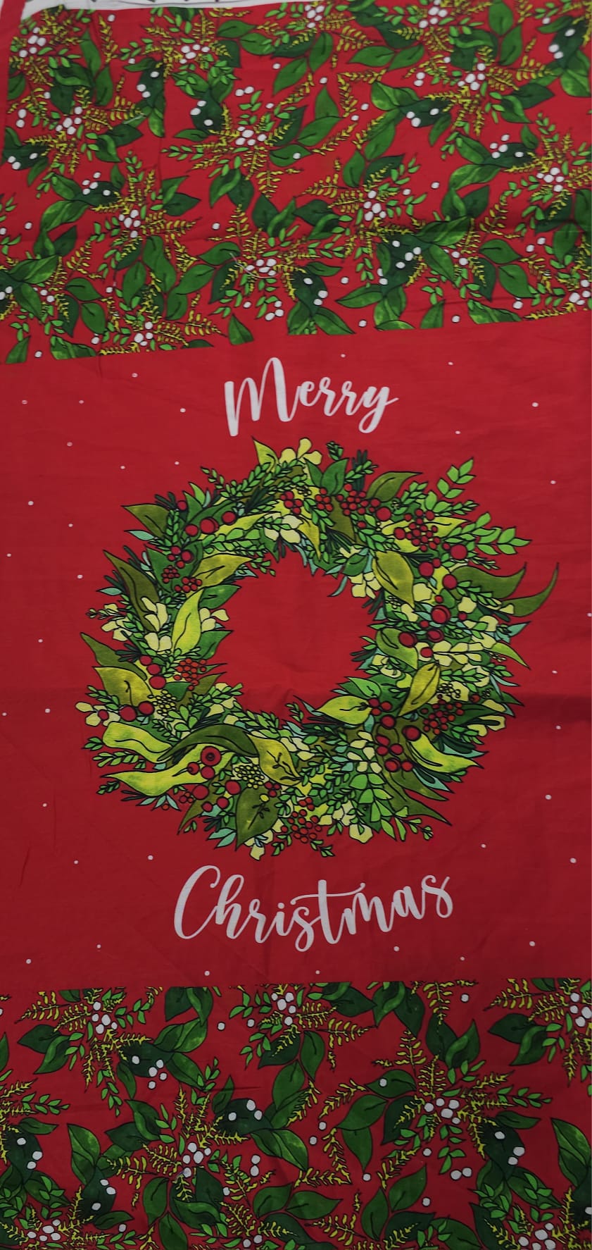 Merry Christmas Panel Cotton - 1.7m Piece