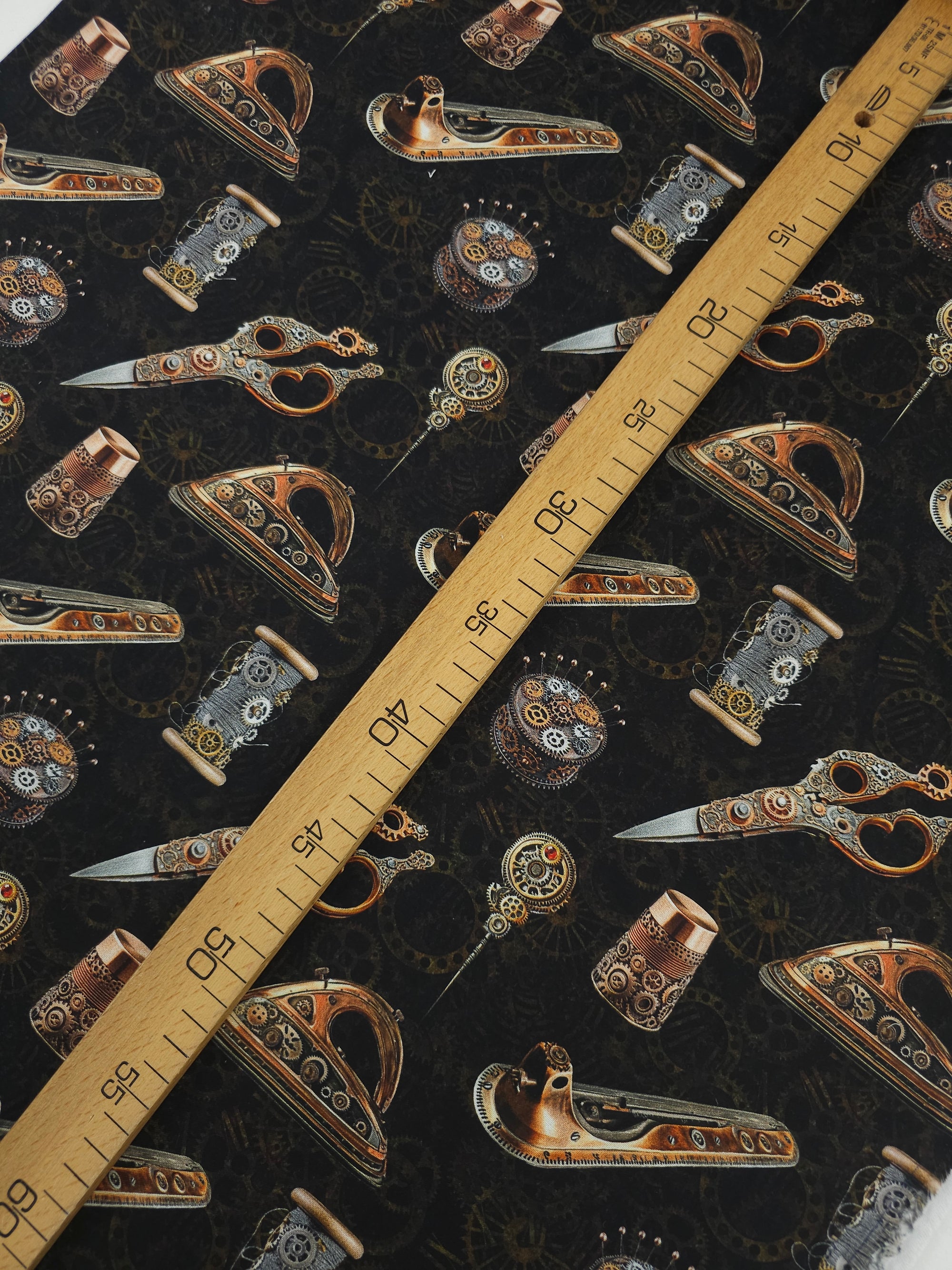 Steam Punk Sewing Notions 100% Cotton