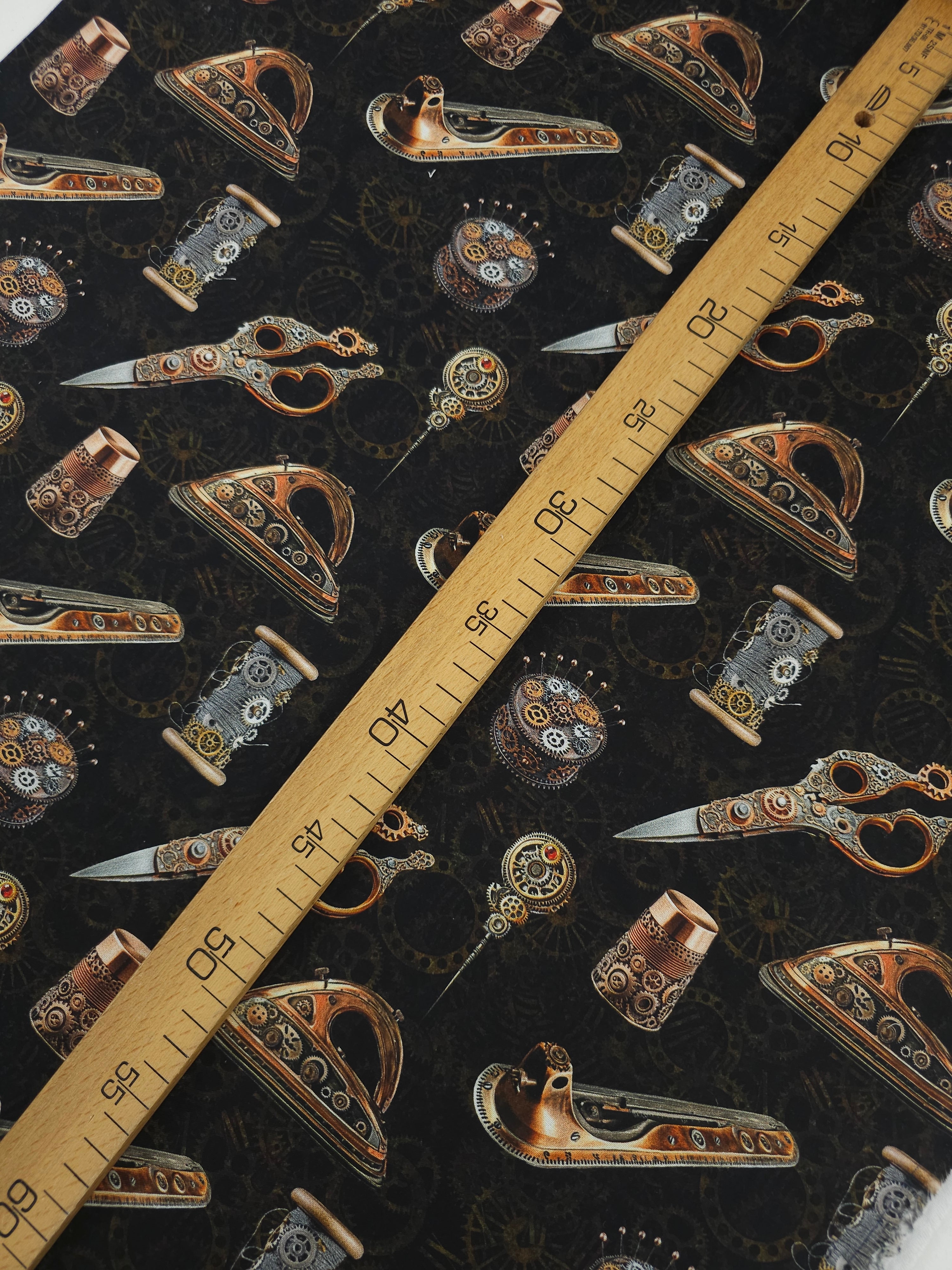 Steam Punk Sewing Notions 100% Cotton