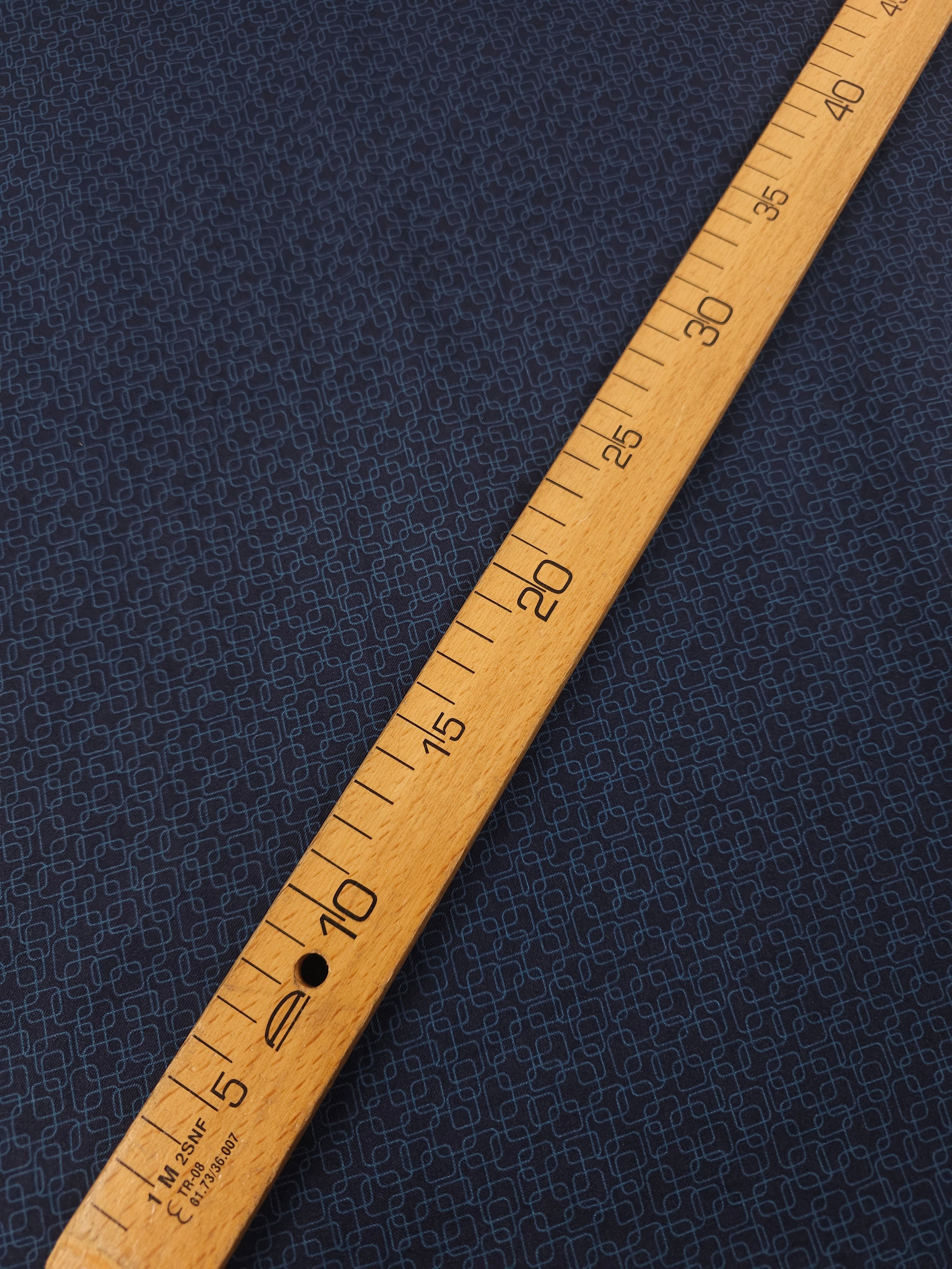 Indigo Navy Square Link 100% Cotton
