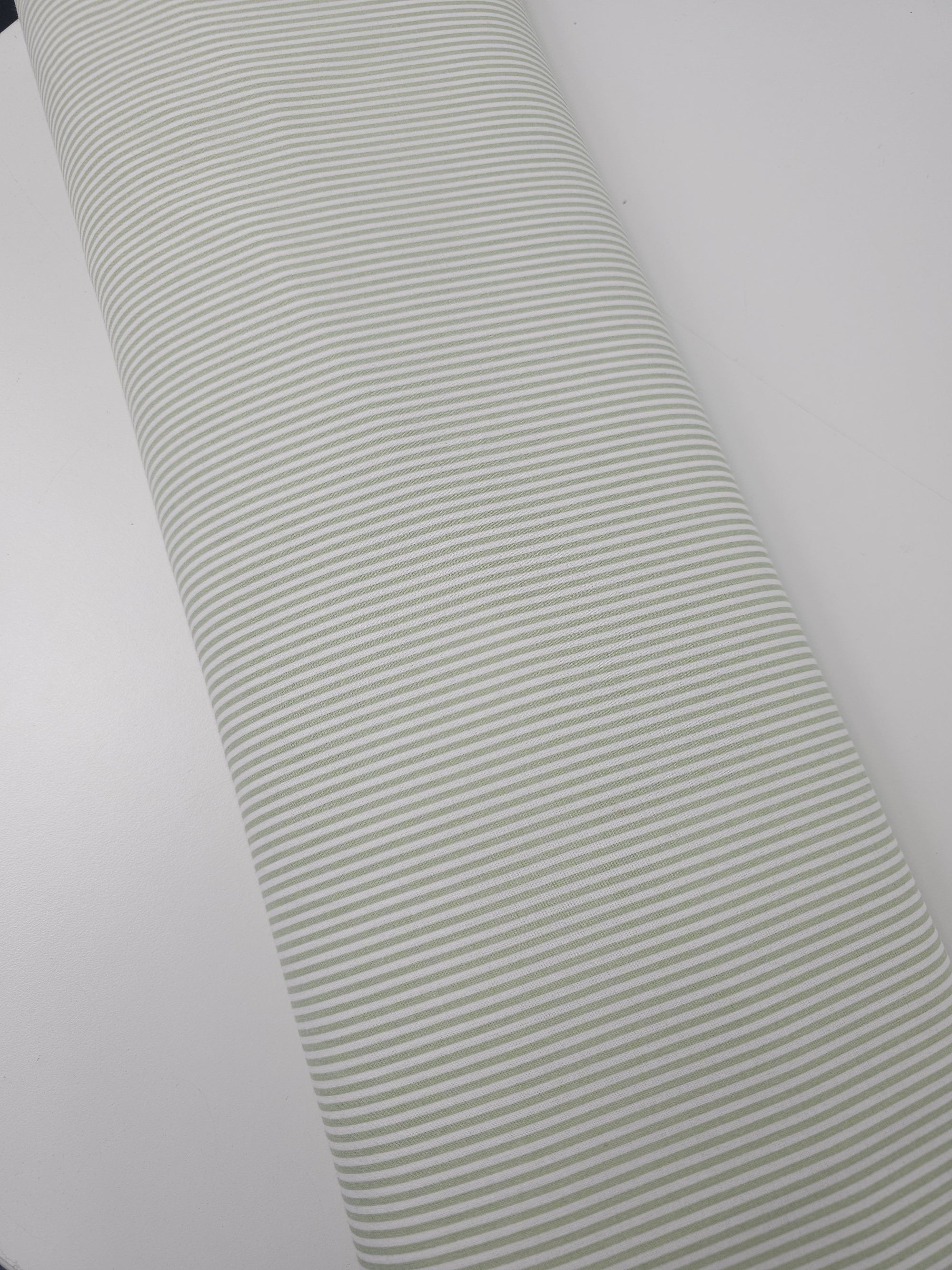 Light Sage Stripe 100% Cotton *EXTRA WIDE*