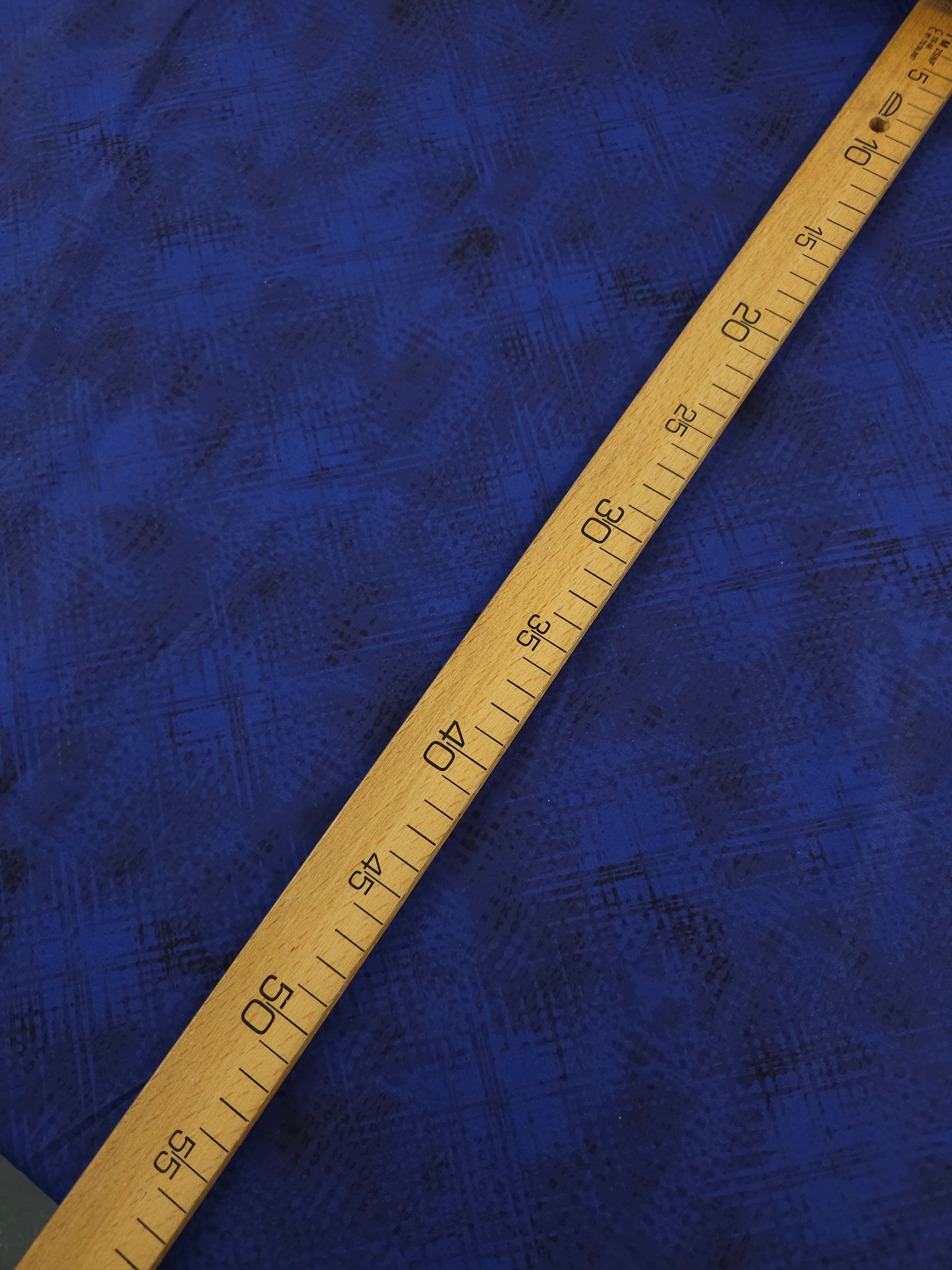 Blue Criss Cross Hatchings 100% Cotton 106" *EXTRA WIDE*