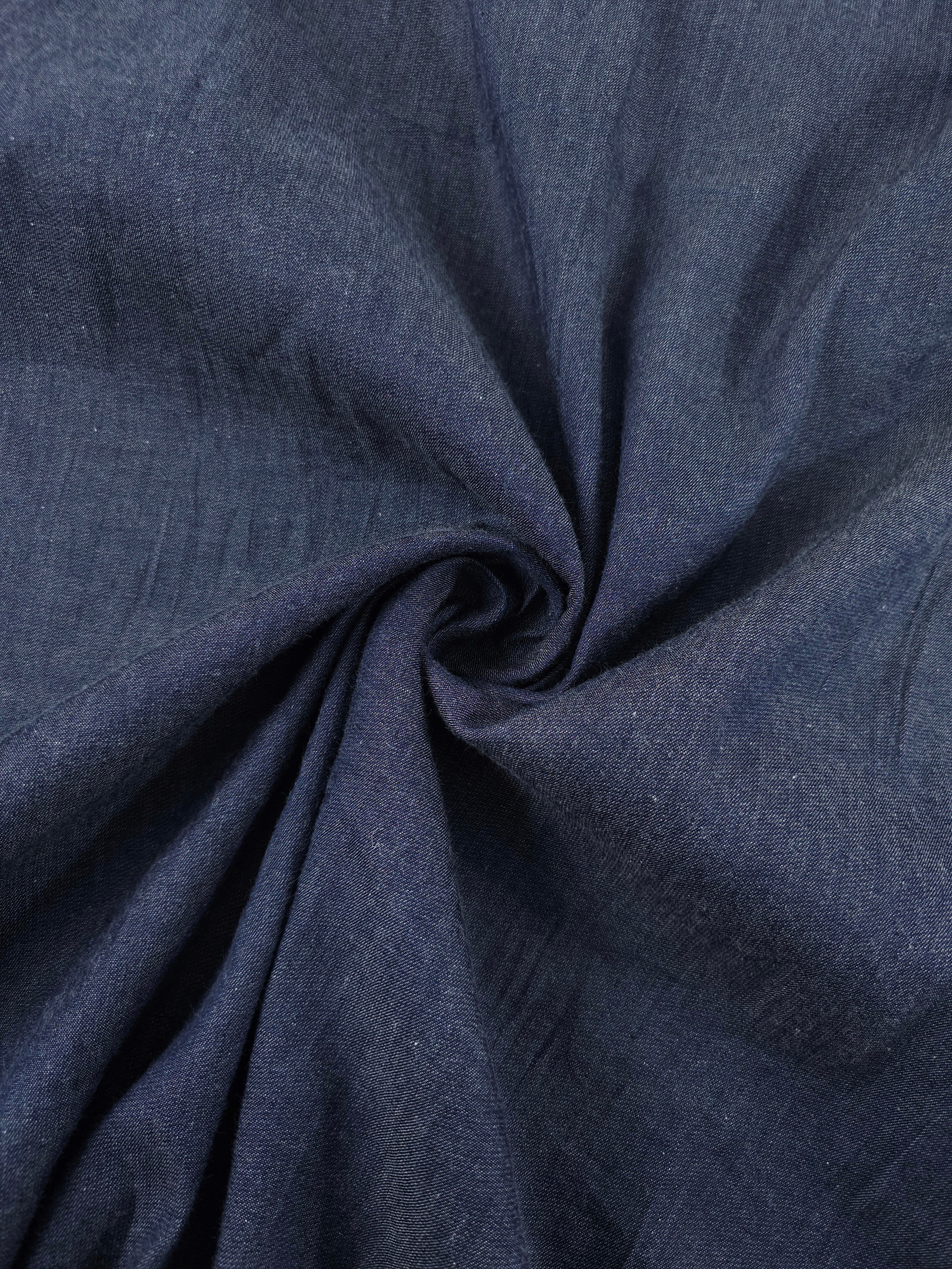 Hale Blue Lightweight Cotton Chambray