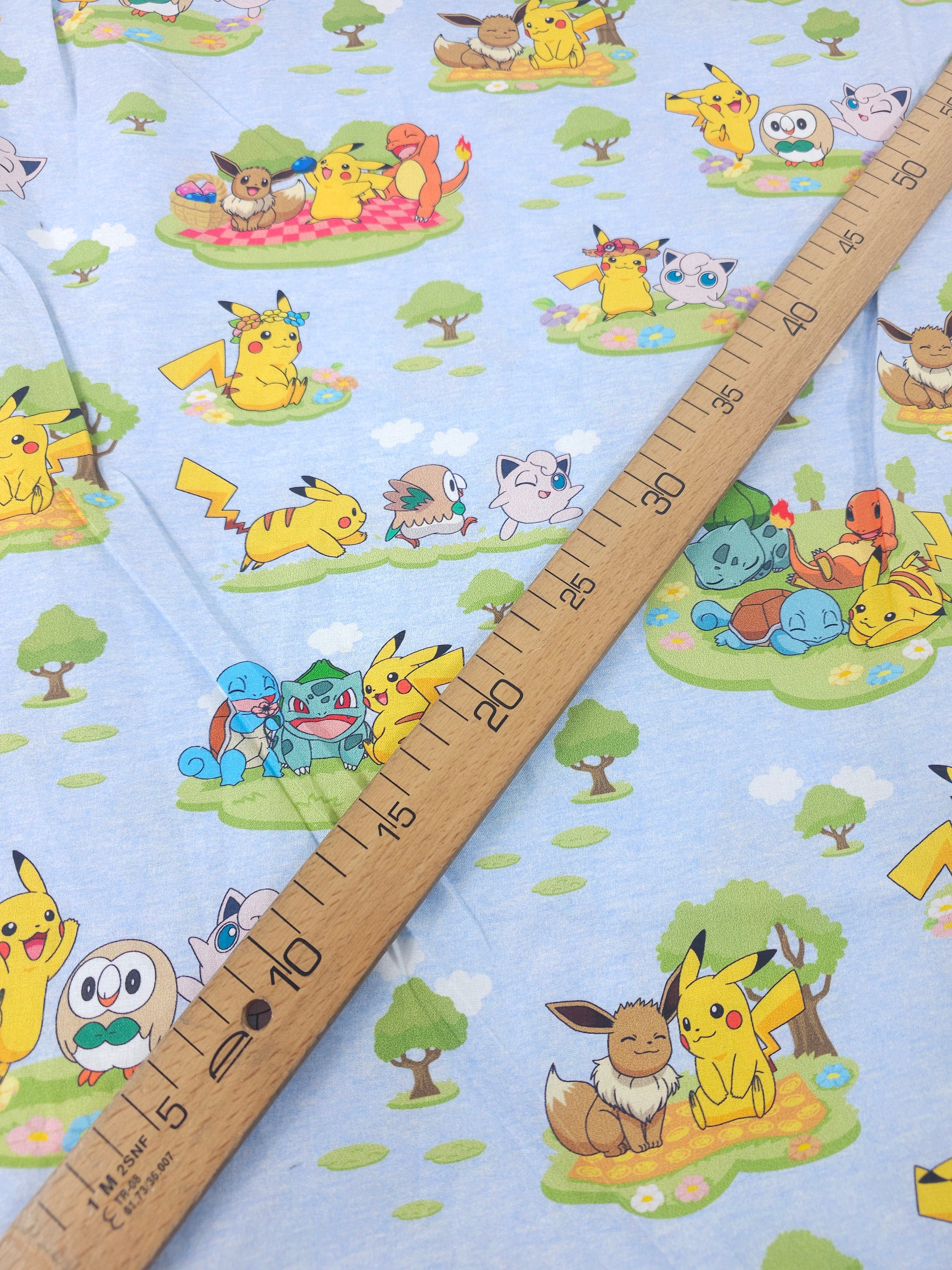 Pikachu And Friends 100% Cotton