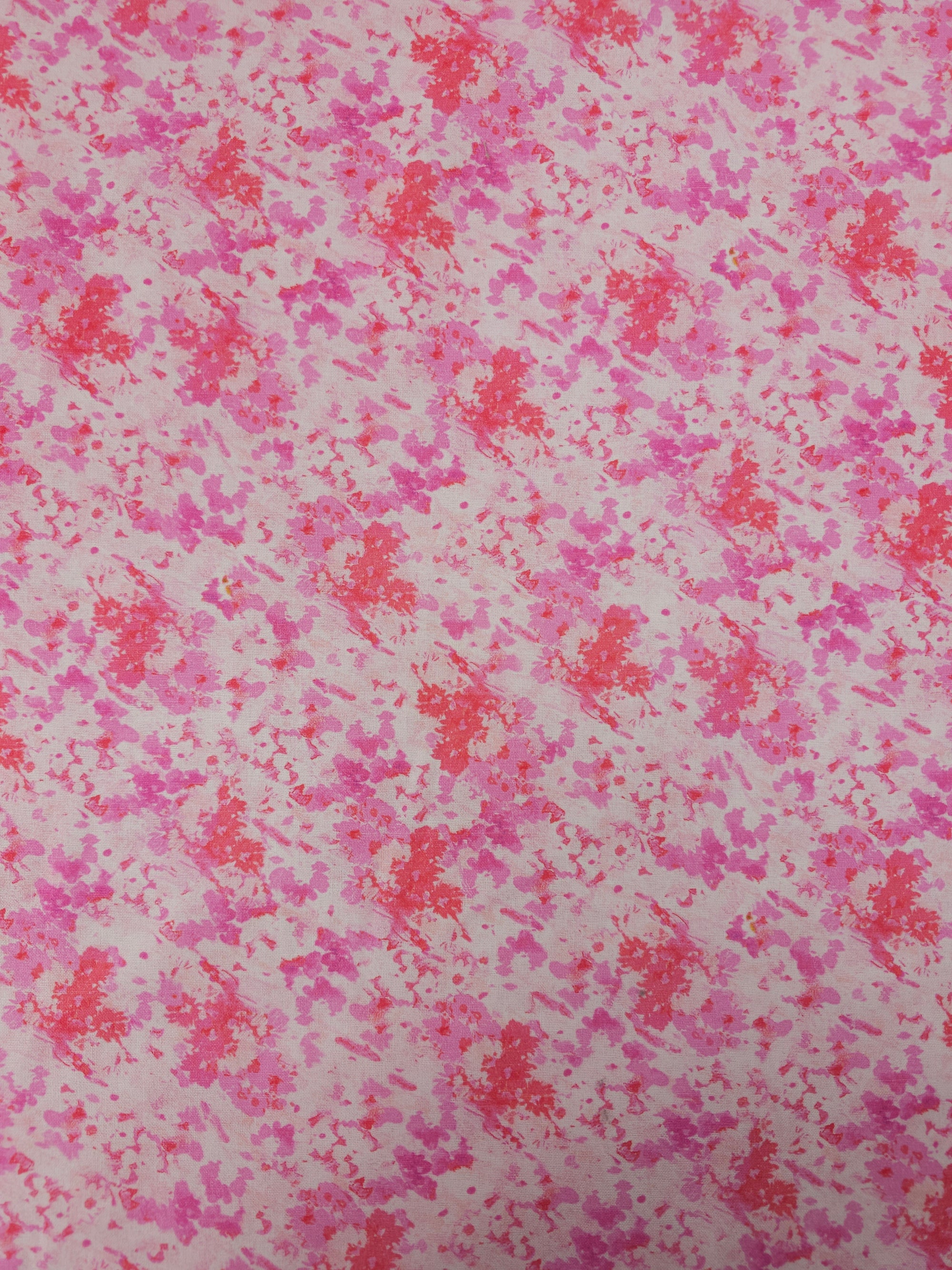 Pink/Peach Abstract Sands 100% Cotton