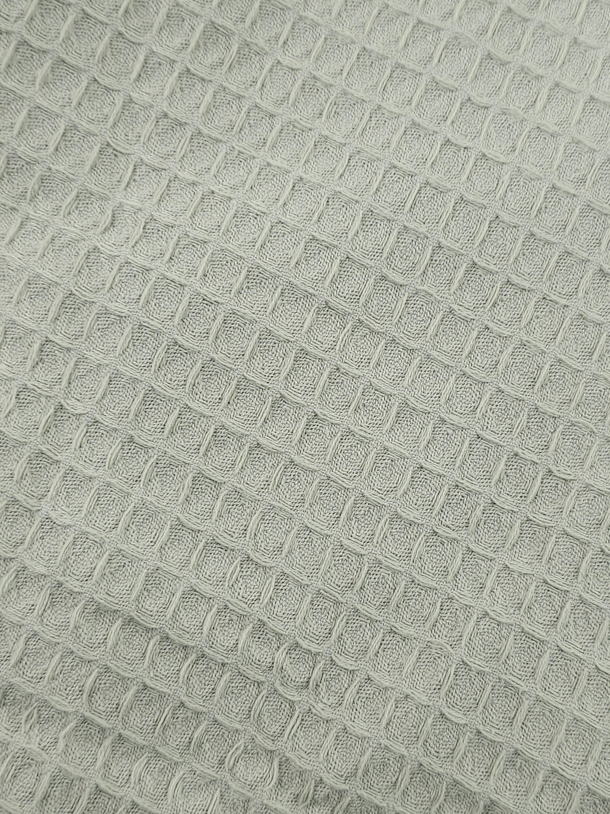 Pale Sage Waffle Cotton *EXTRA WIDE*