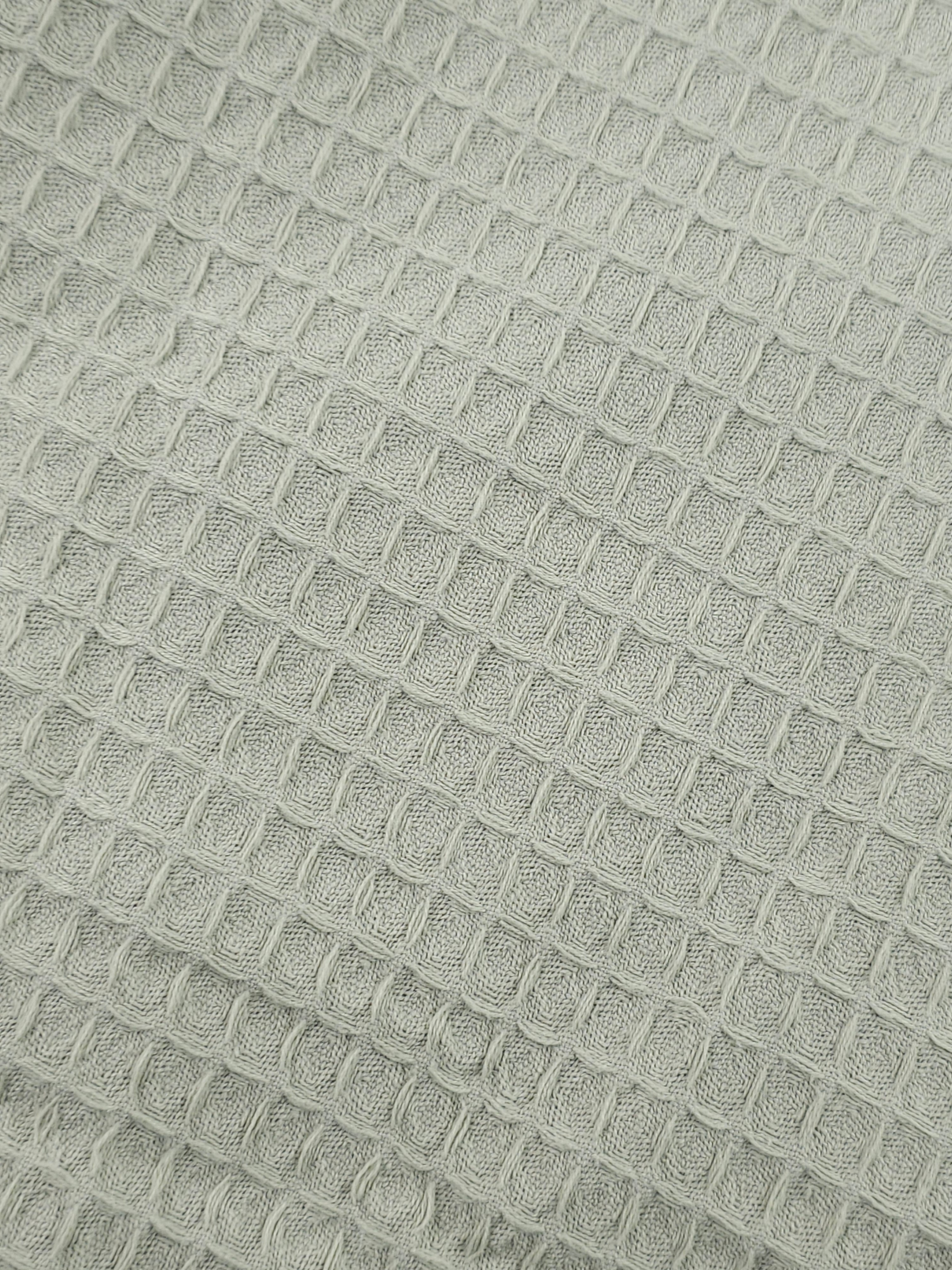 Pale Sage Waffle Cotton *EXTRA WIDE*