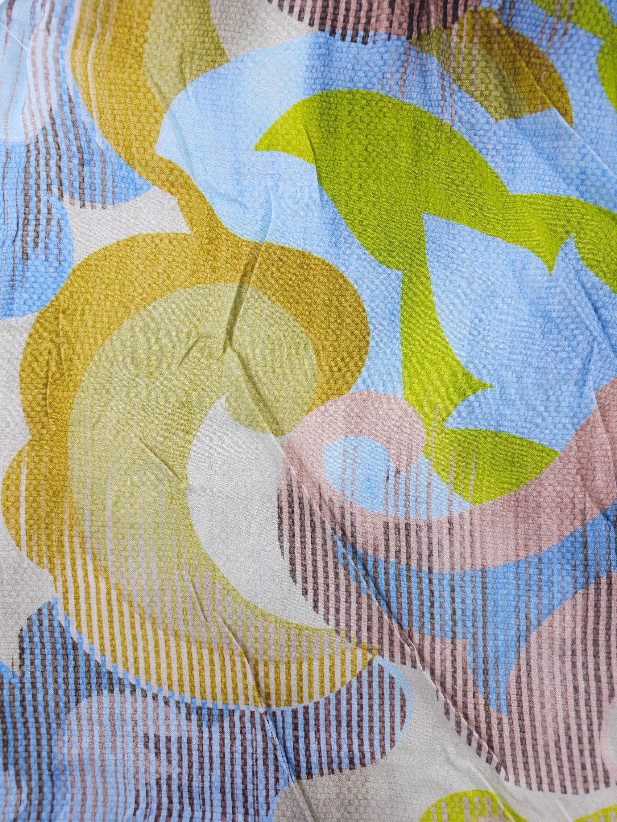 Pastel woven print Viscose- 1.5m piece