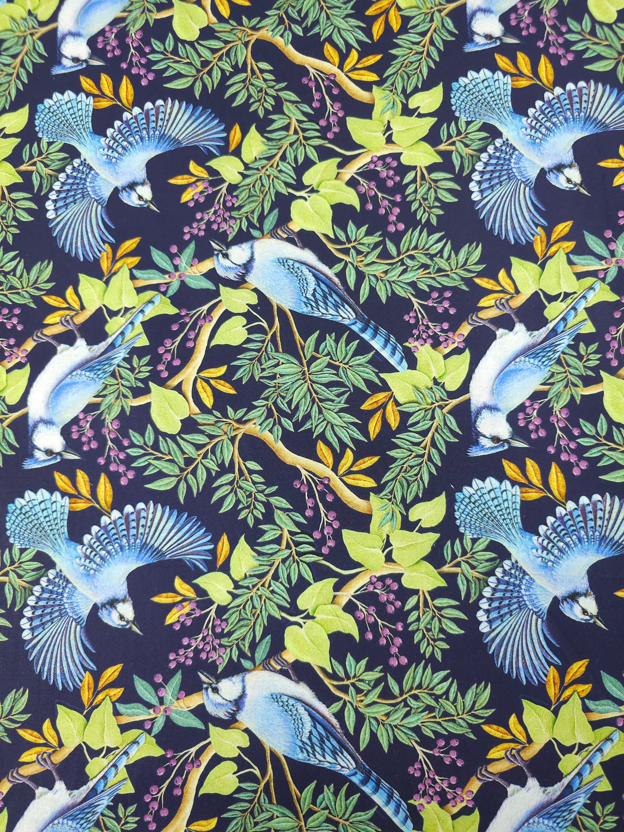 Indigo Rosie Dore Bird 100% Cotton