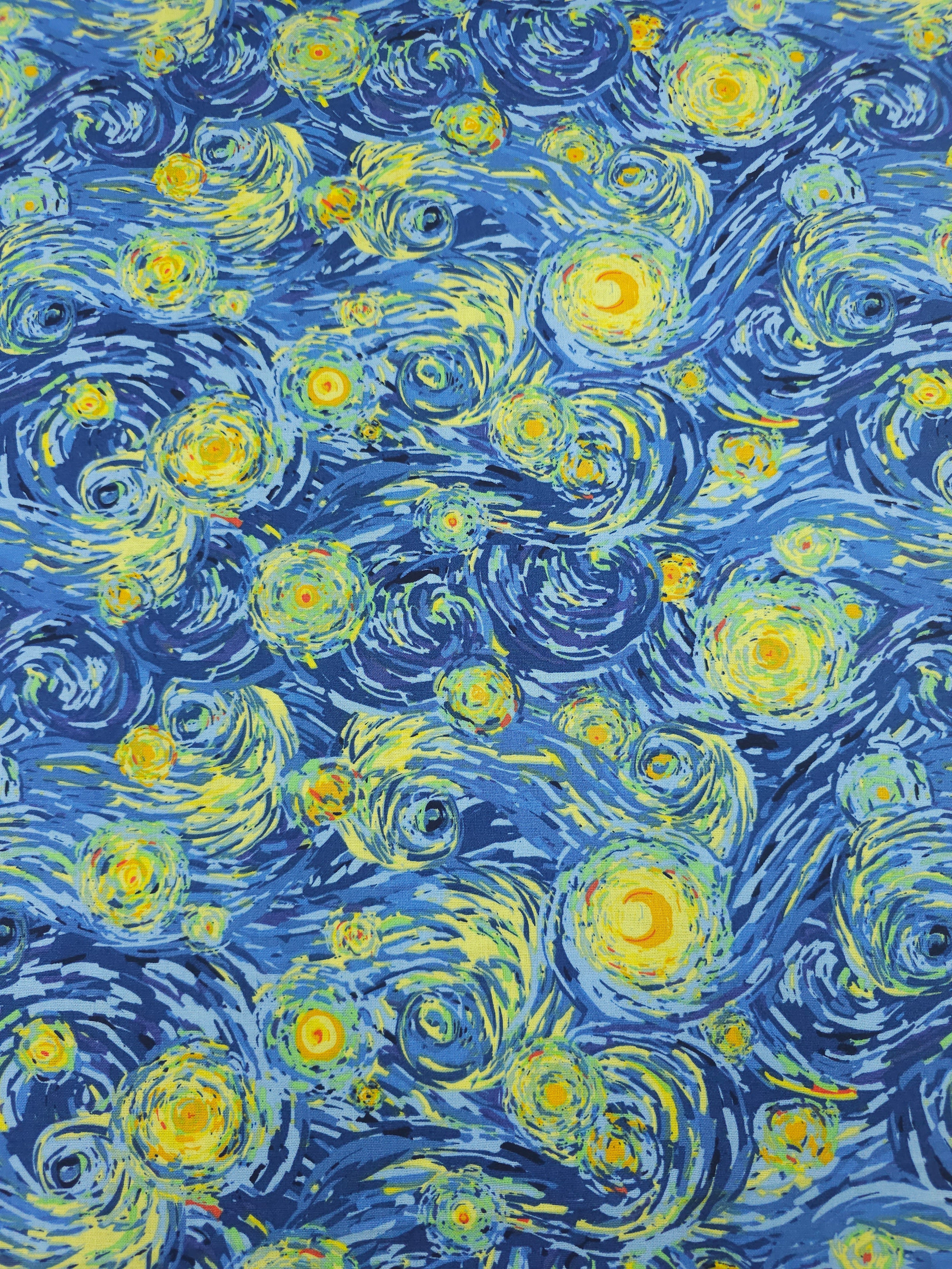 Van Gogh Starry Night 100% Cotton