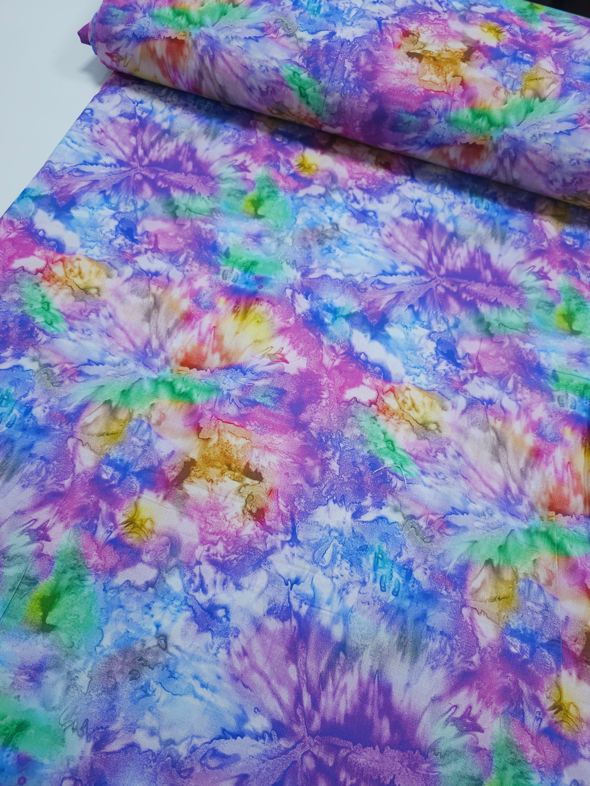 Multicolour Marble Diffusion 100% Cotton