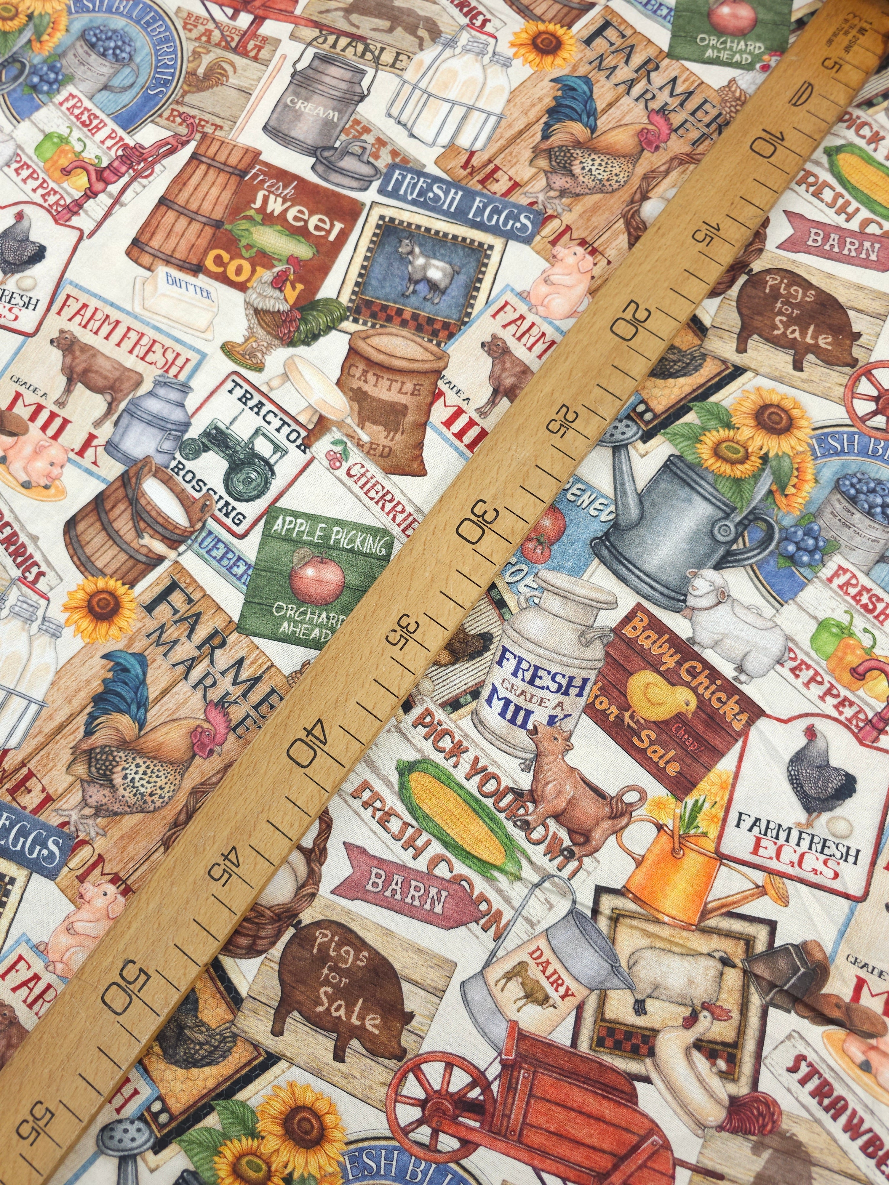Farmers Market 100% Cotton 104" *EXTRA WIDE*