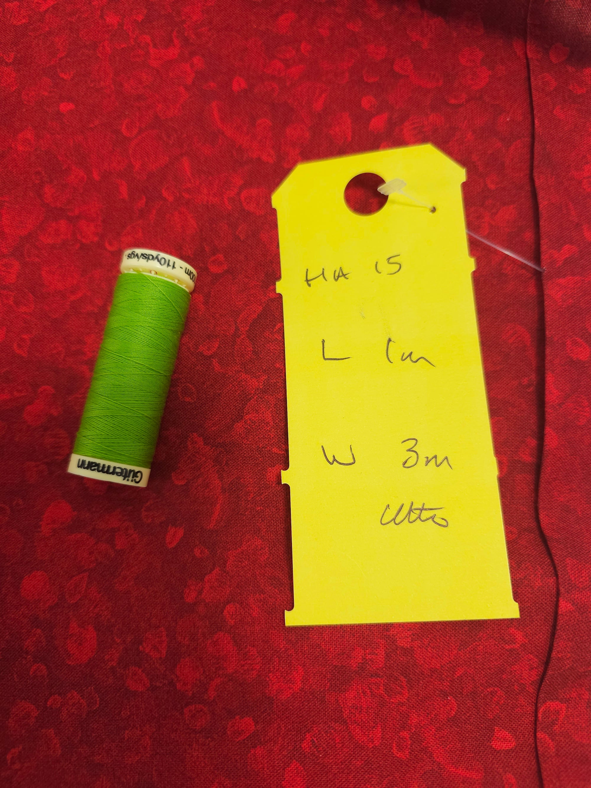 Red petal Cotton- 1m piece