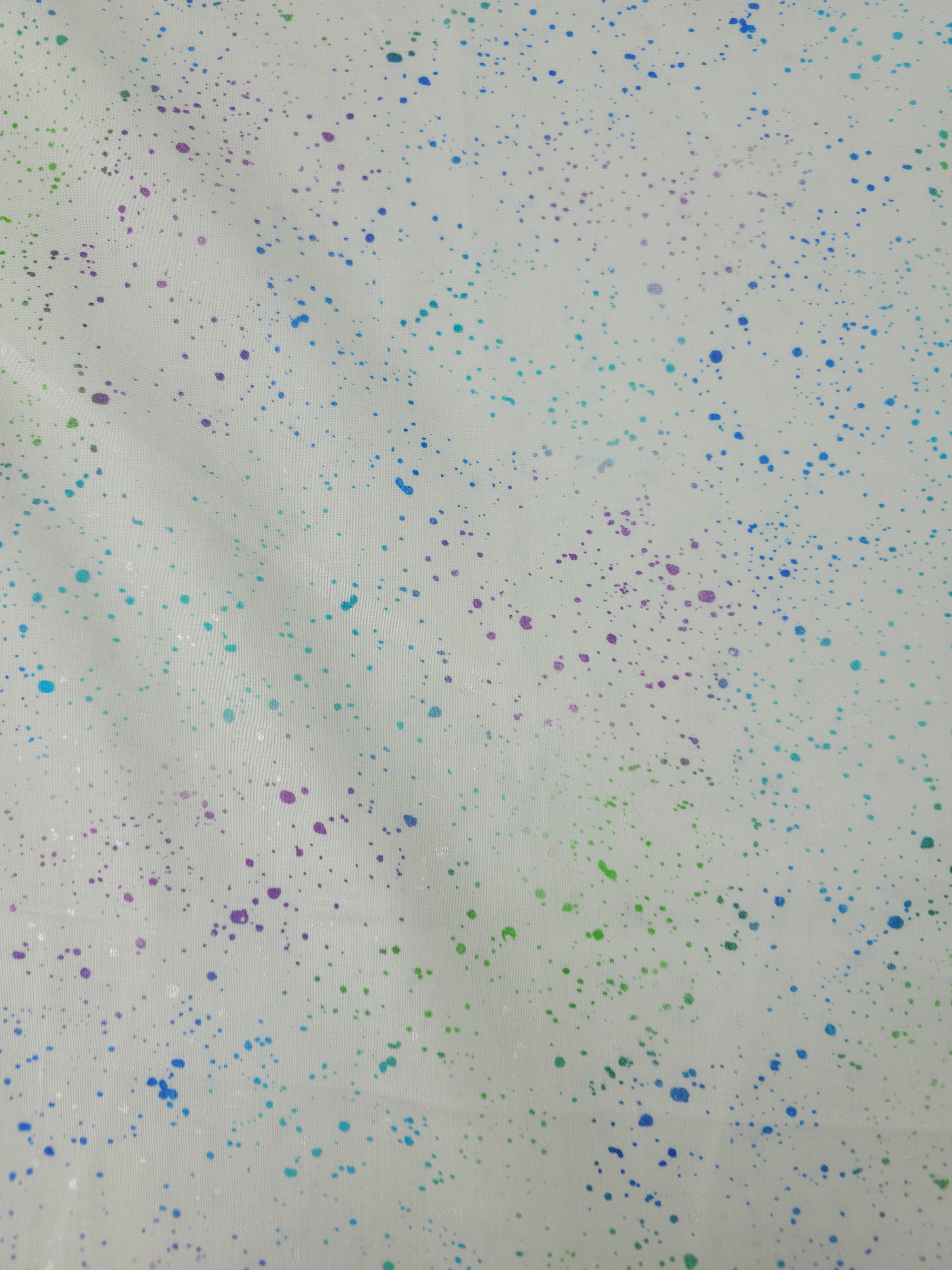 Rainbow Multi Speckle Dot 100% Cotton