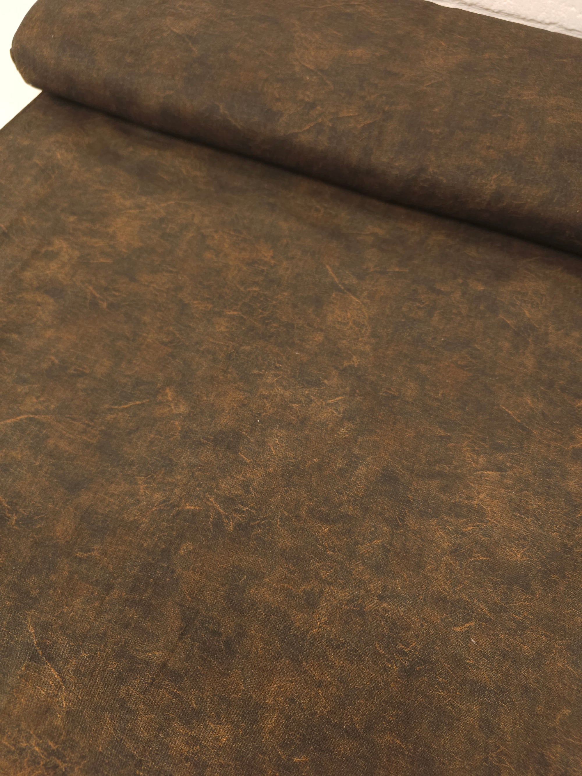 Brown Abstract Static Streak 100% Cotton