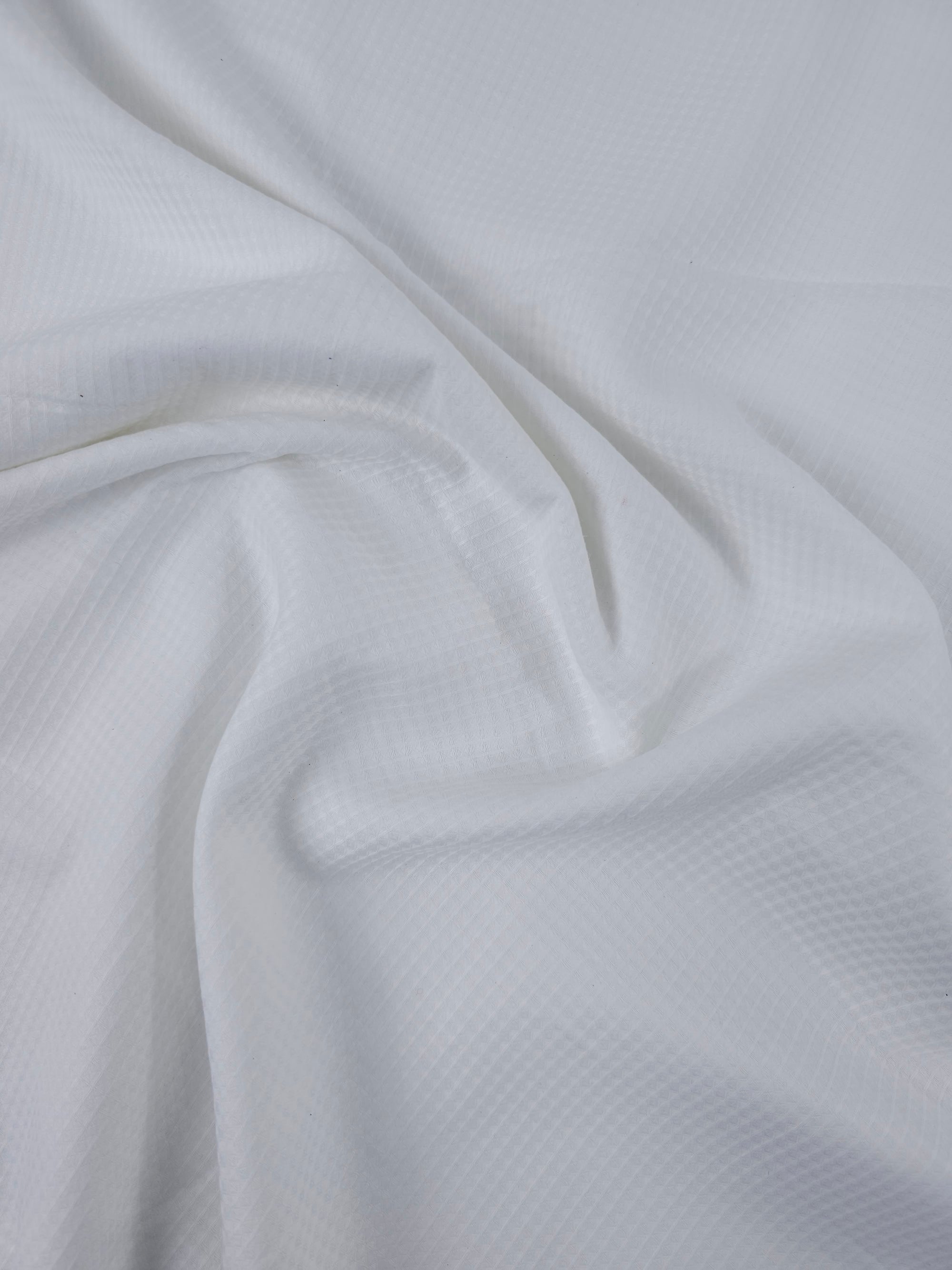 White Soft Waffle Cotton