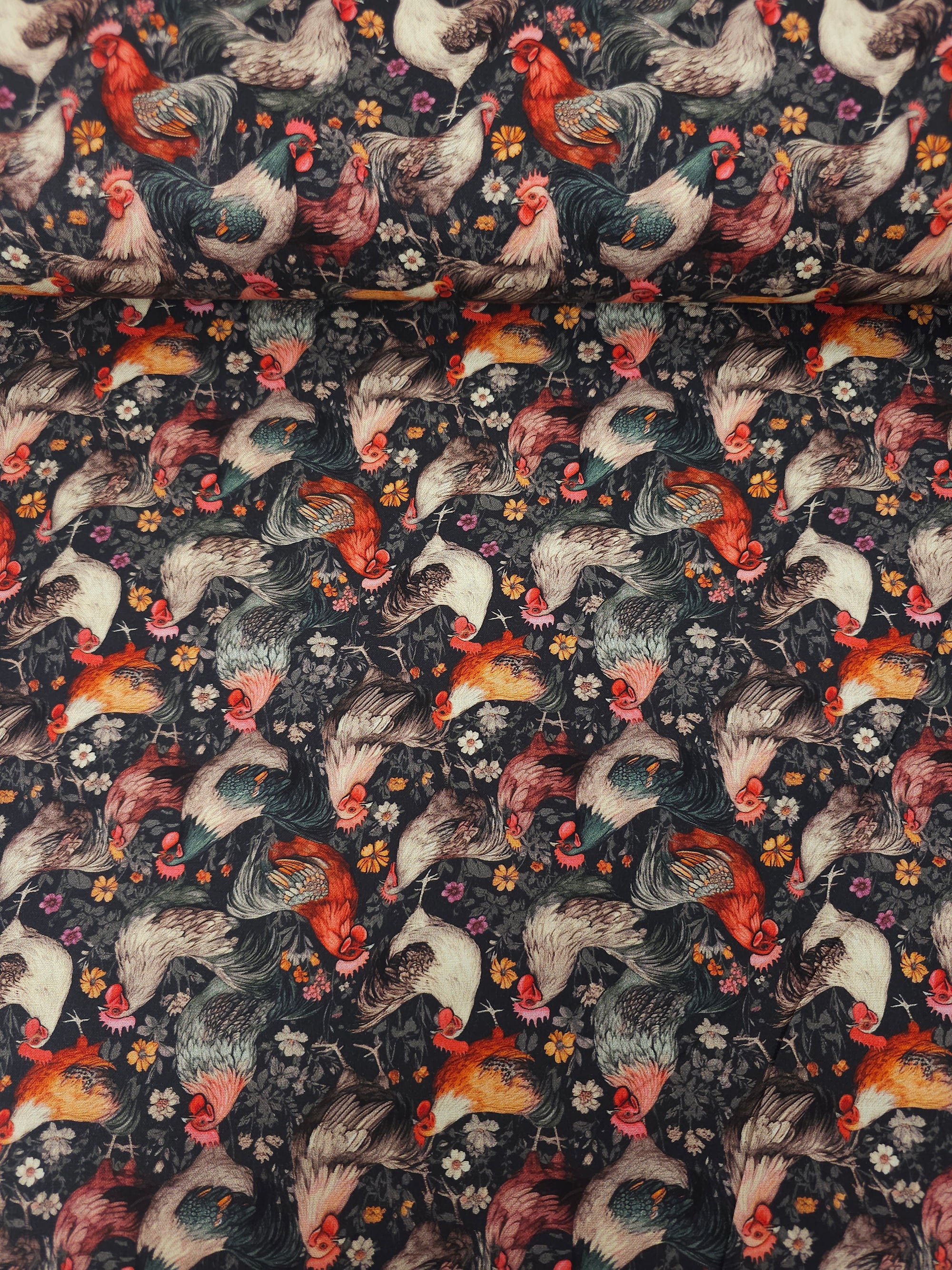 Rooster Field 100% Cotton