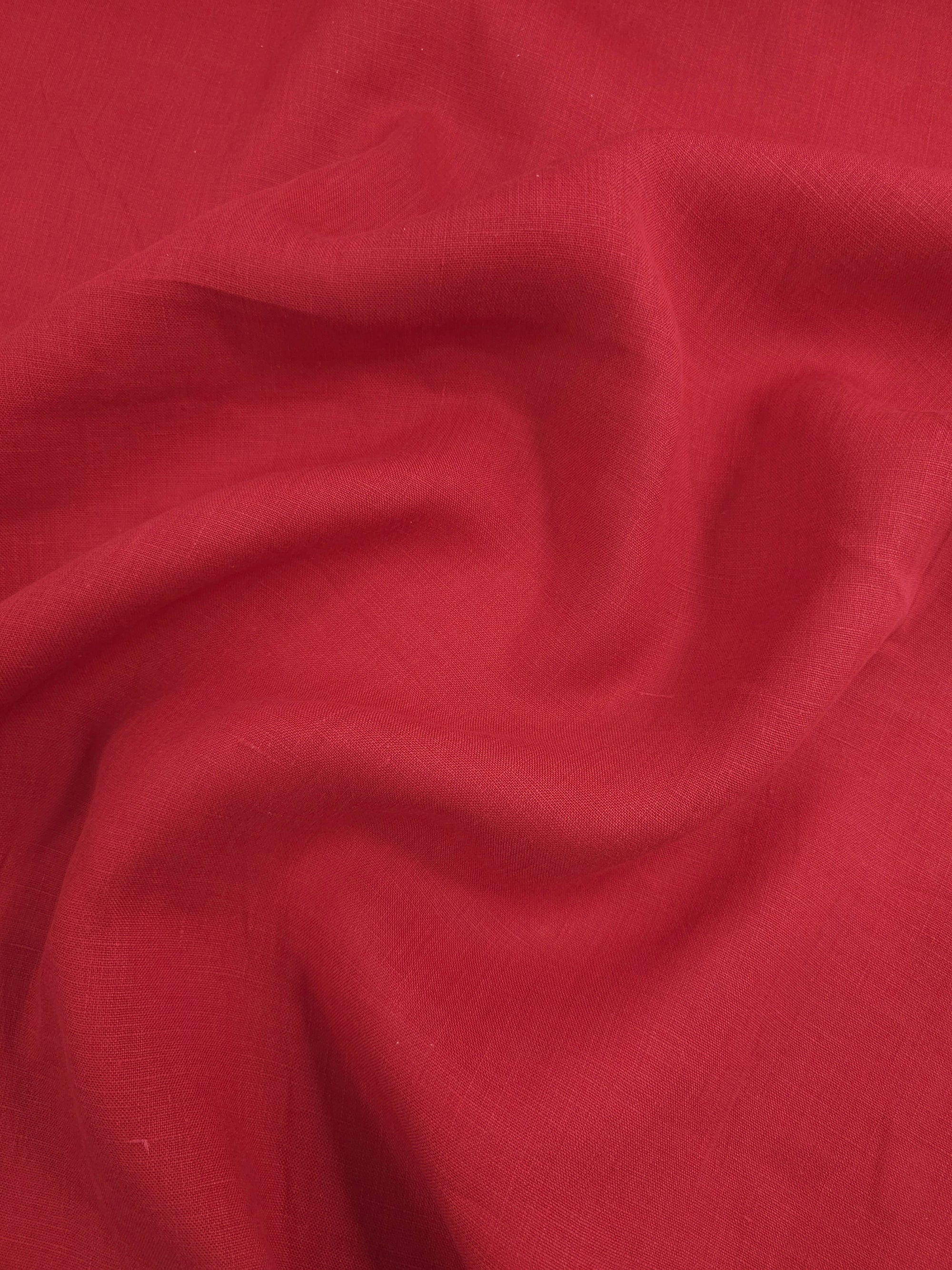 Red 100% Linen