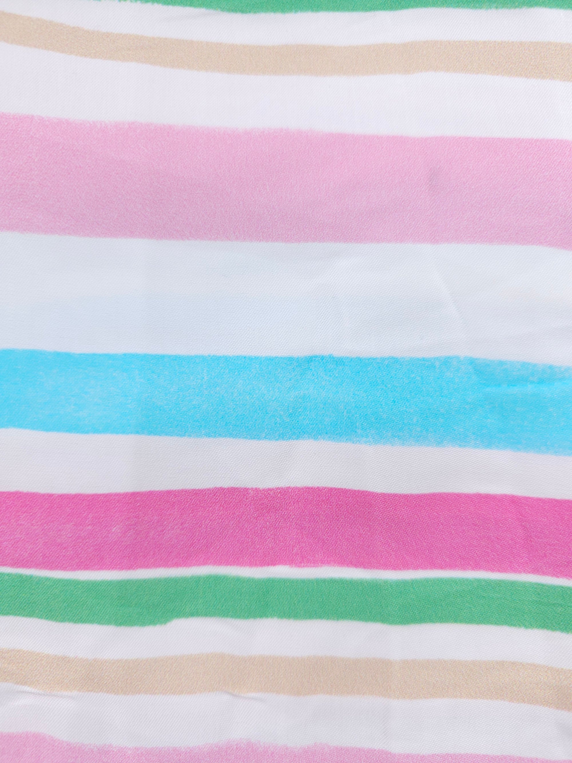 Beach towel stripes Viscose- 1.6m piece