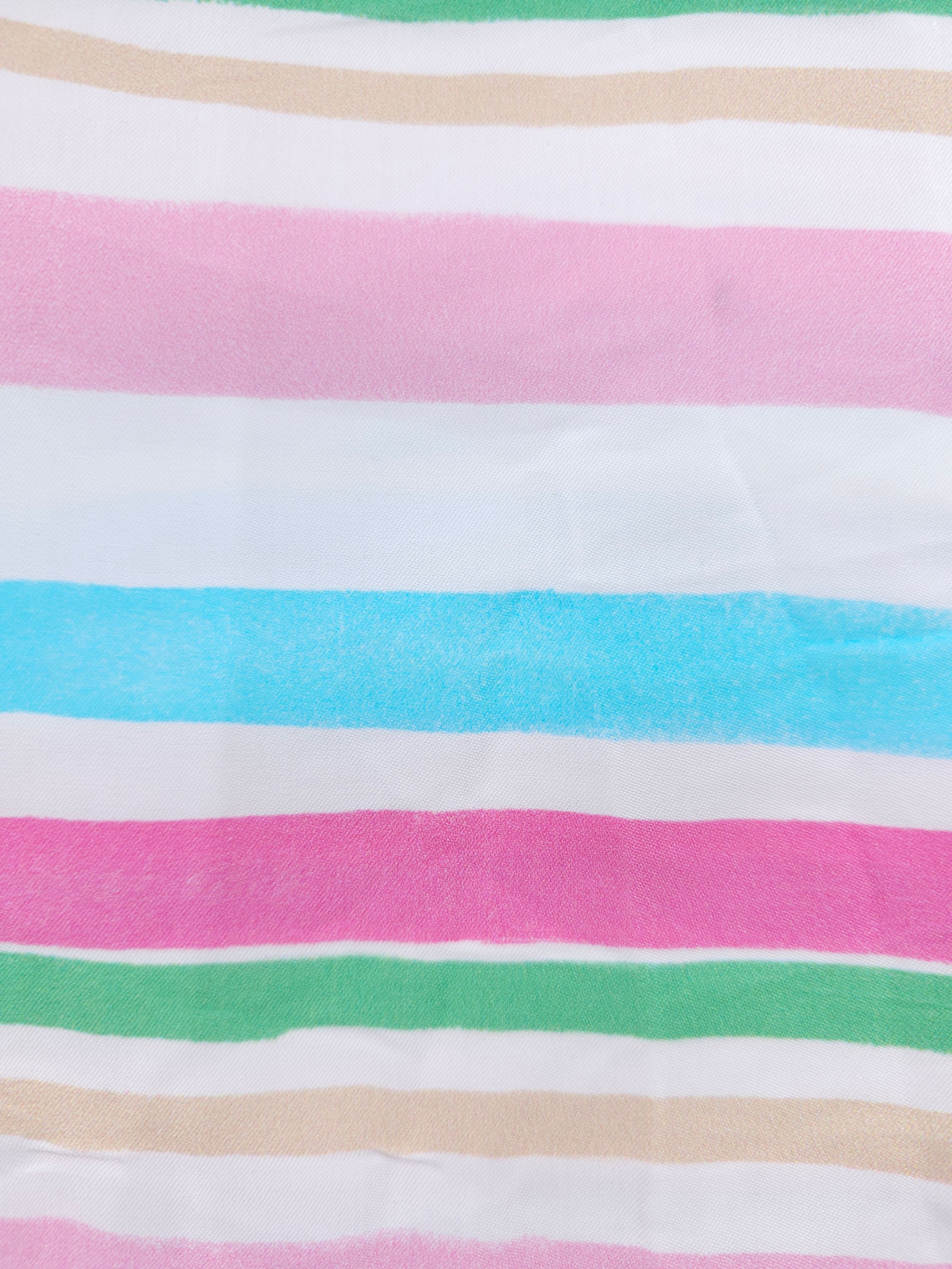 Beach towel stripes Viscose- 1.6m piece