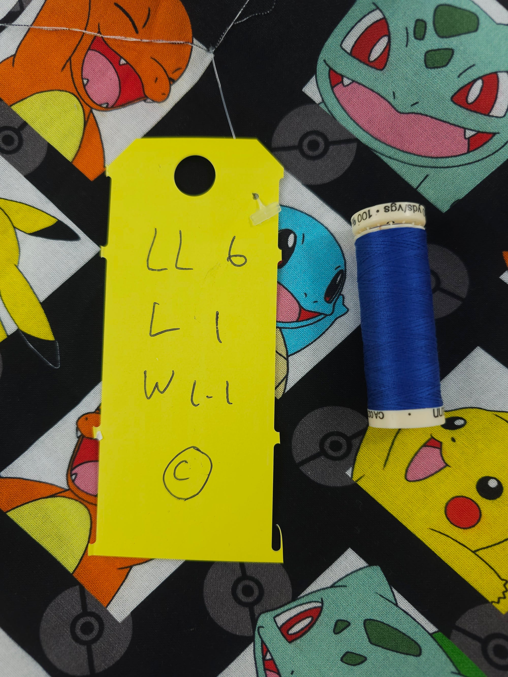 Pokemon starters Cotton- 1m piece
