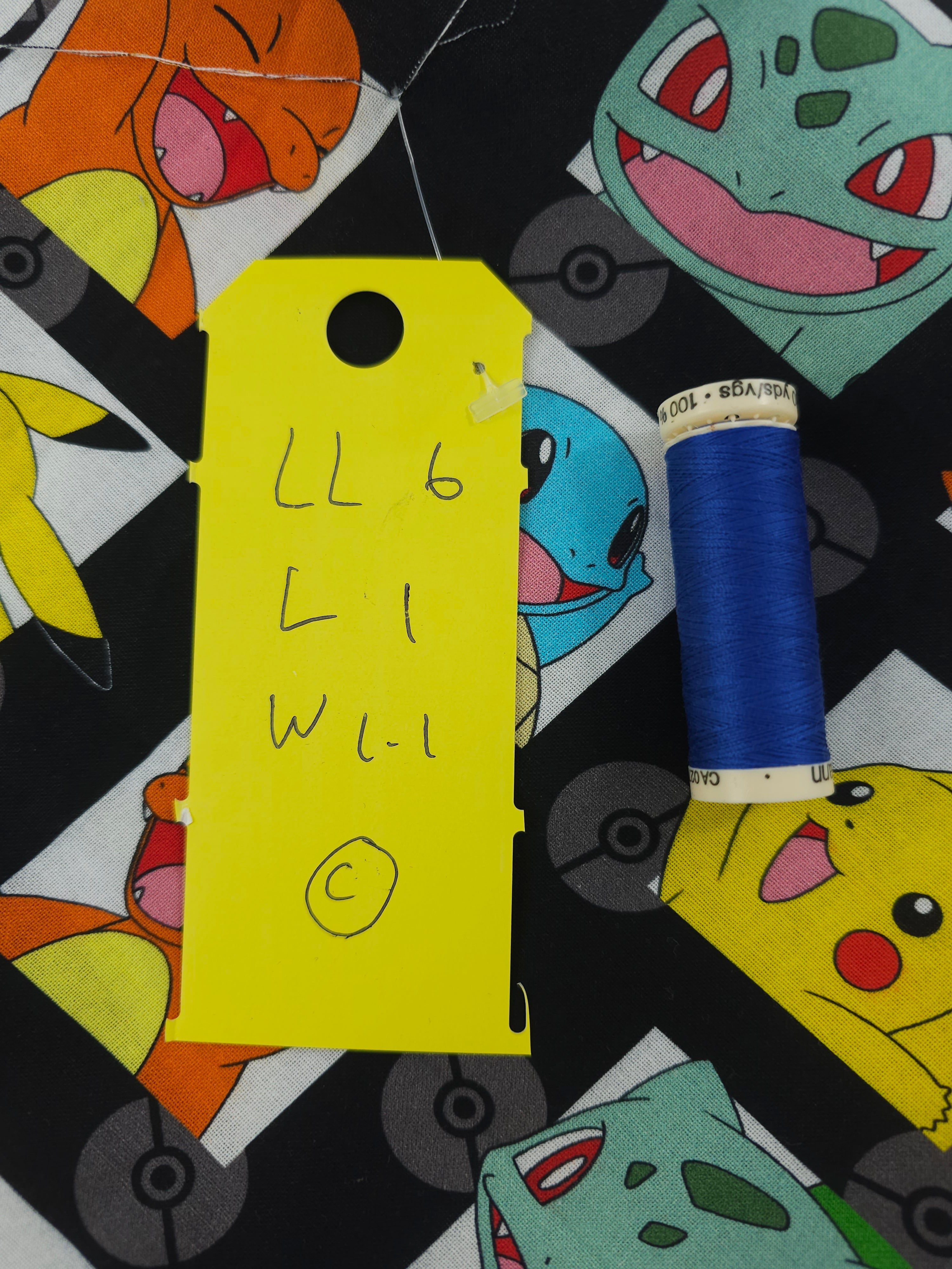 Pokemon starters Cotton- 1m piece