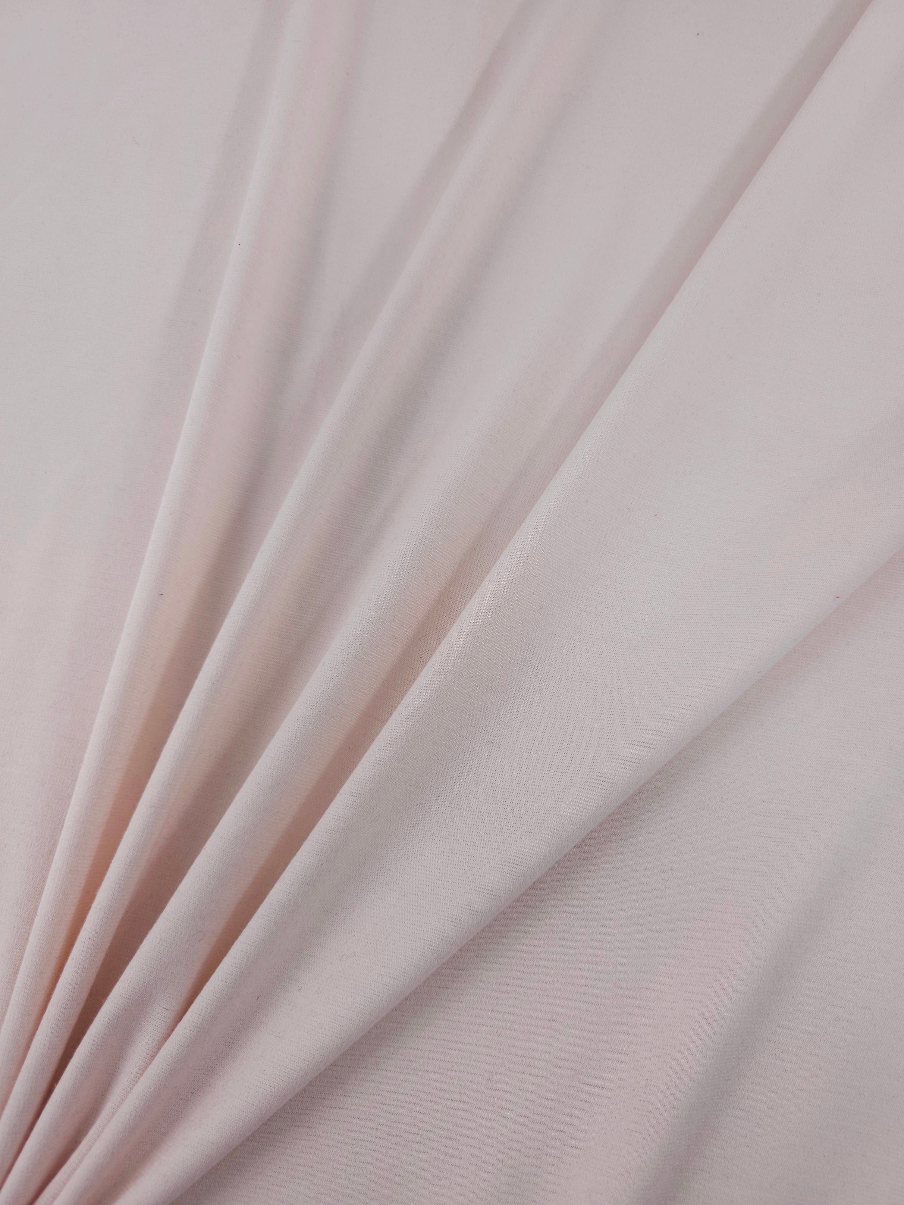 Pale Pink Lightweight Ponteroma Cotton Mix