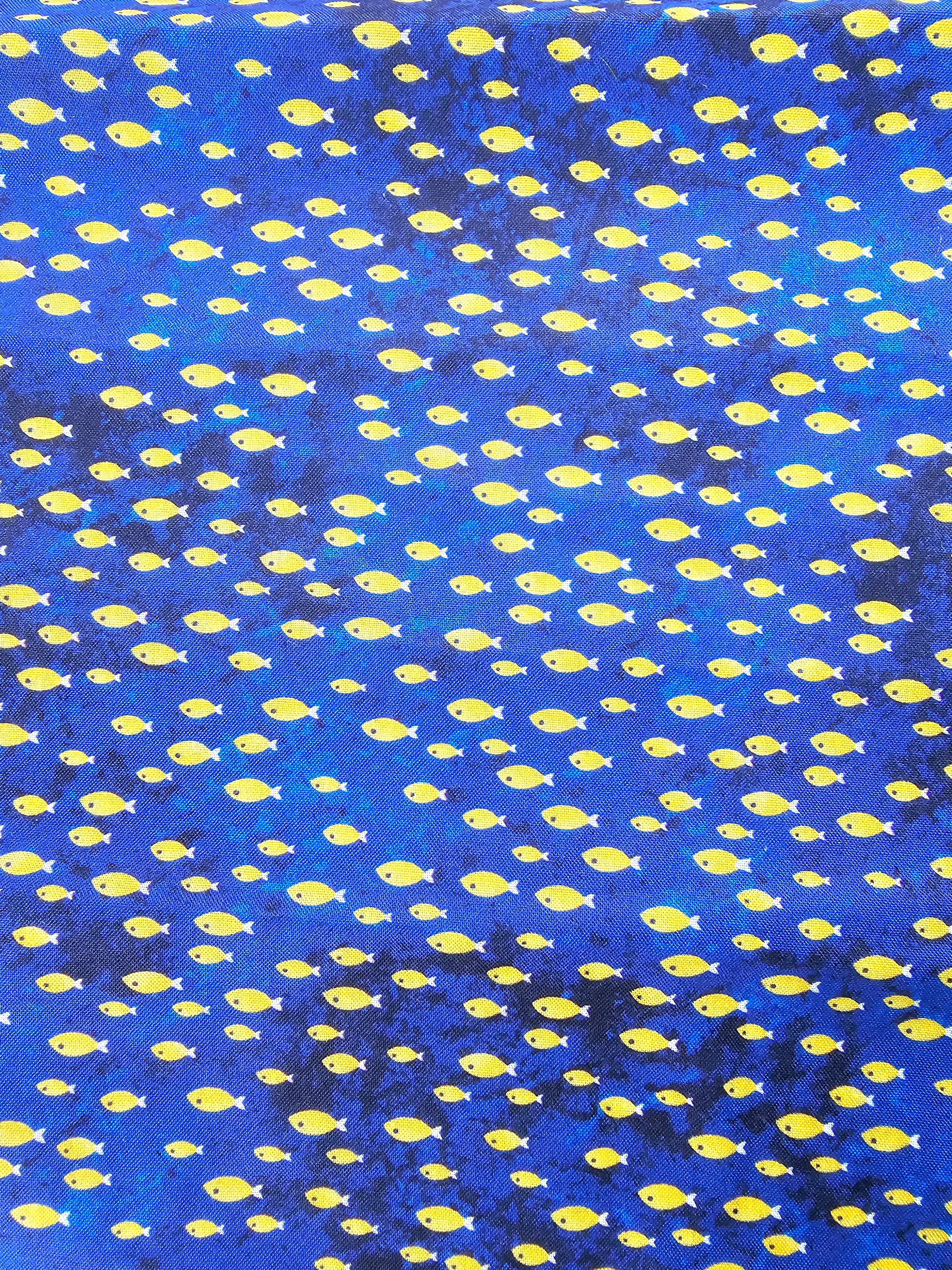 Yellow Swimmers Cotton - 3m Piece