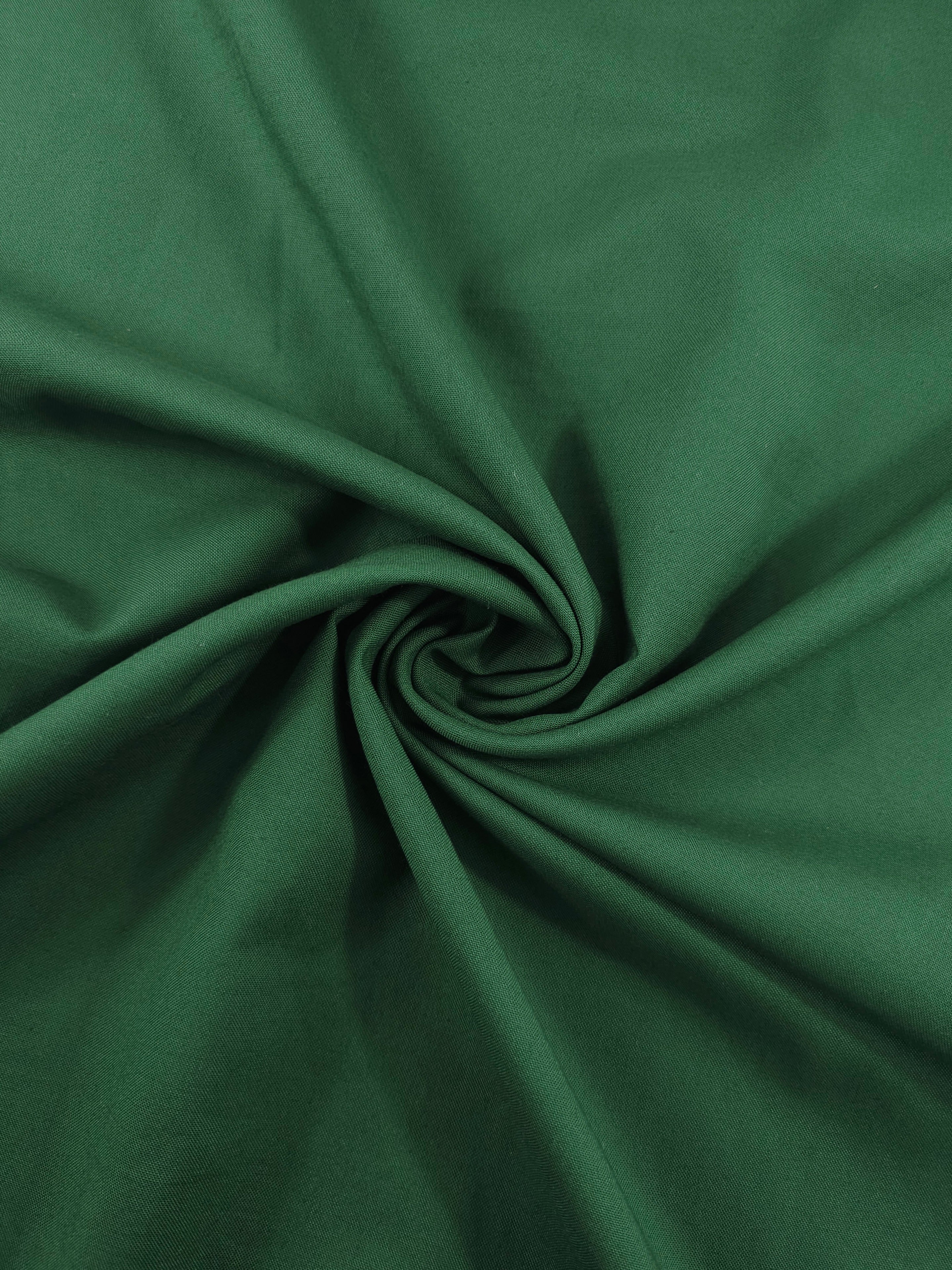 Dark Green 100% Cotton