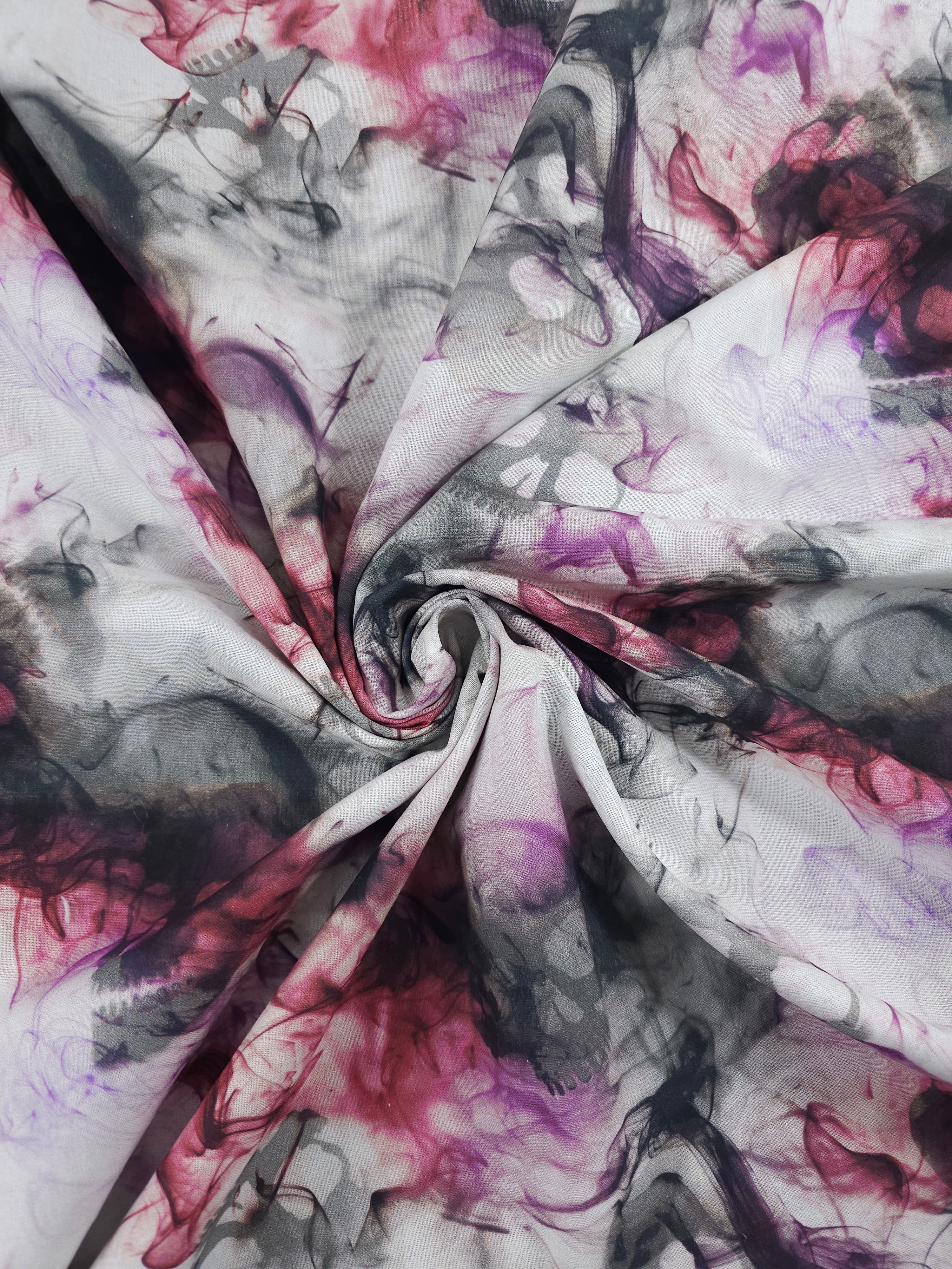 Abstract Smoke 100% Cotton (Various Sizes)