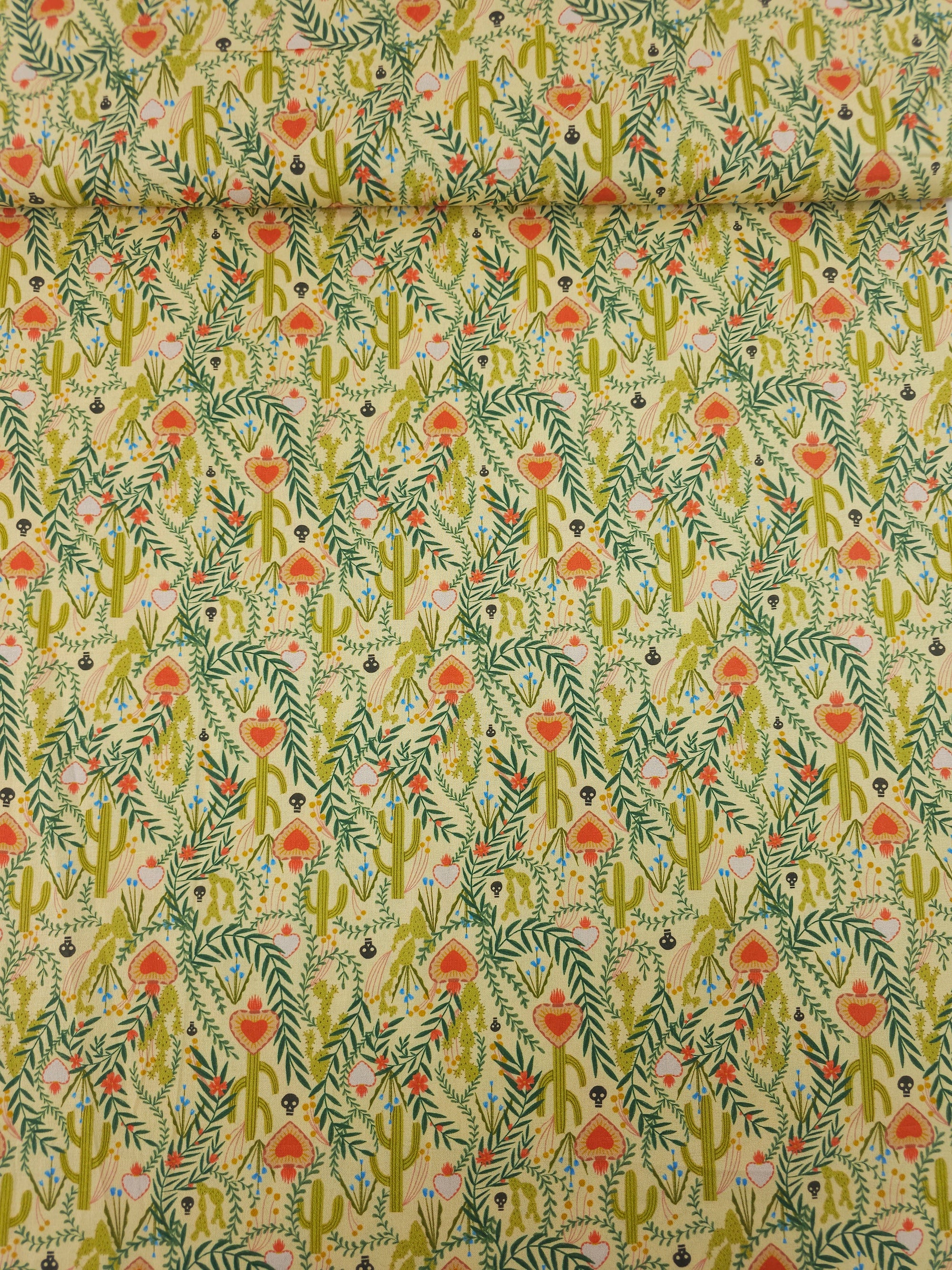 Cacti Floral 100% Cotton