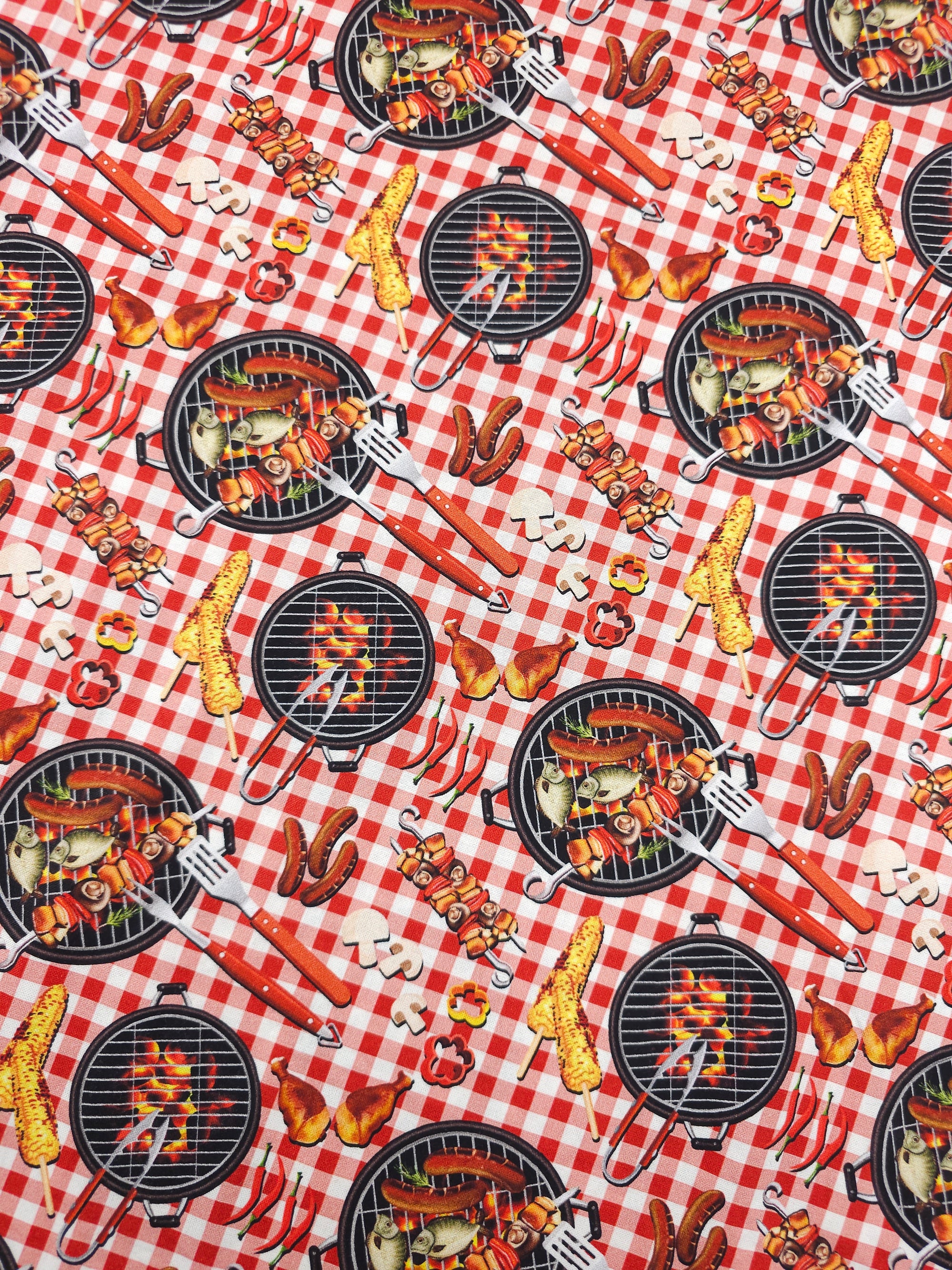BBQ Season 100% Cotton