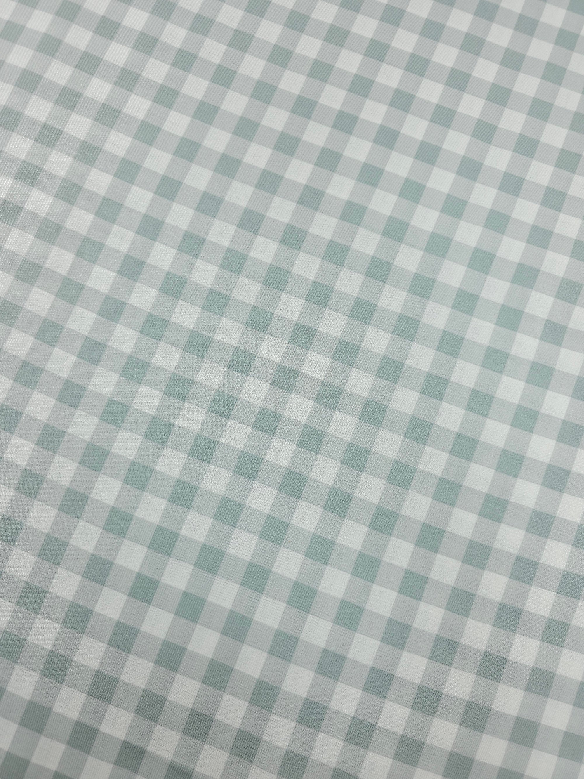 Duck Egg Big Gingham 100% Cotton 118" *EXTRA WIDE*