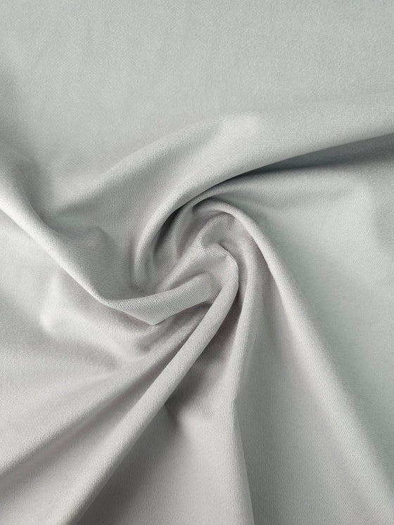 Light Grey Cotton Velvet