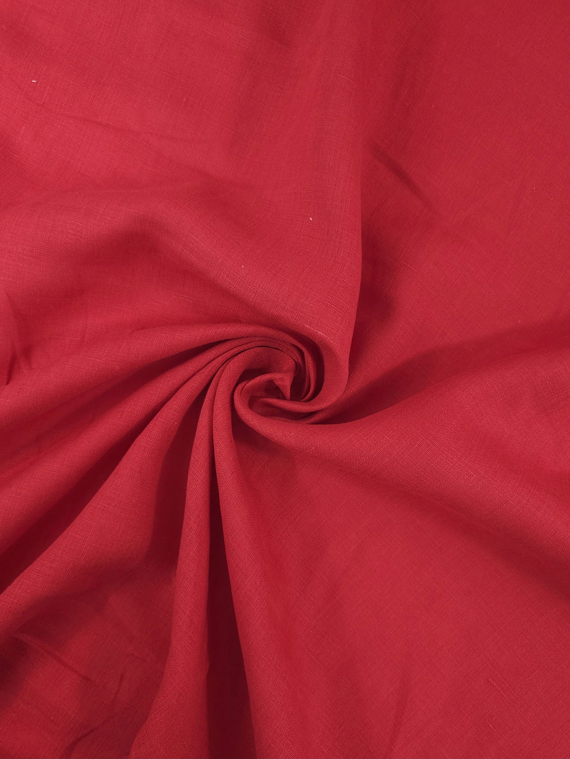 Red 100% Linen