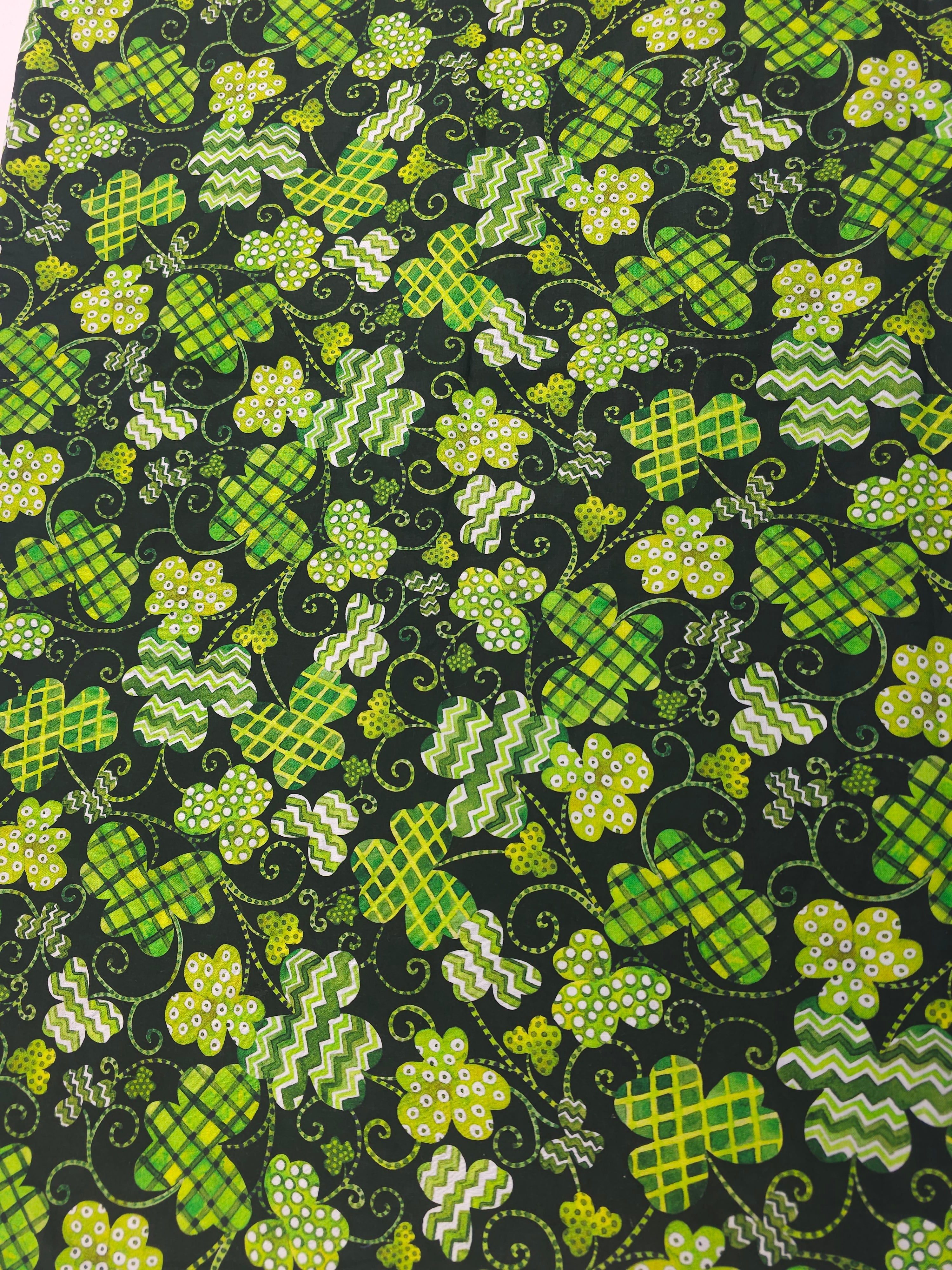 Shamrock time Cotton- 1.9m piece