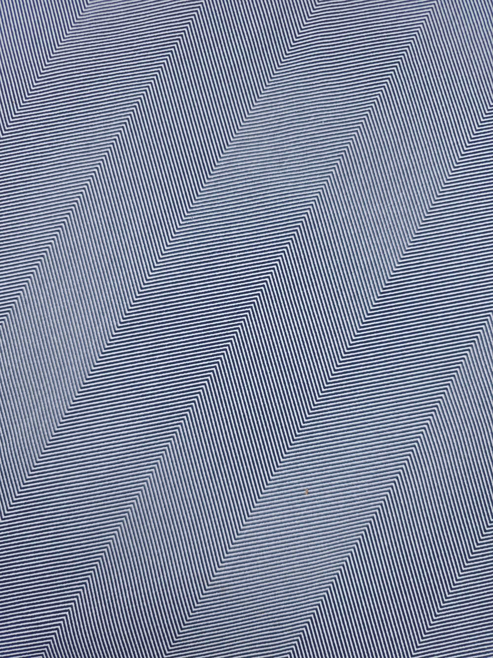 Navy/White Herringbone Stripe 100% Cotton 114" *EXTRA WIDE*