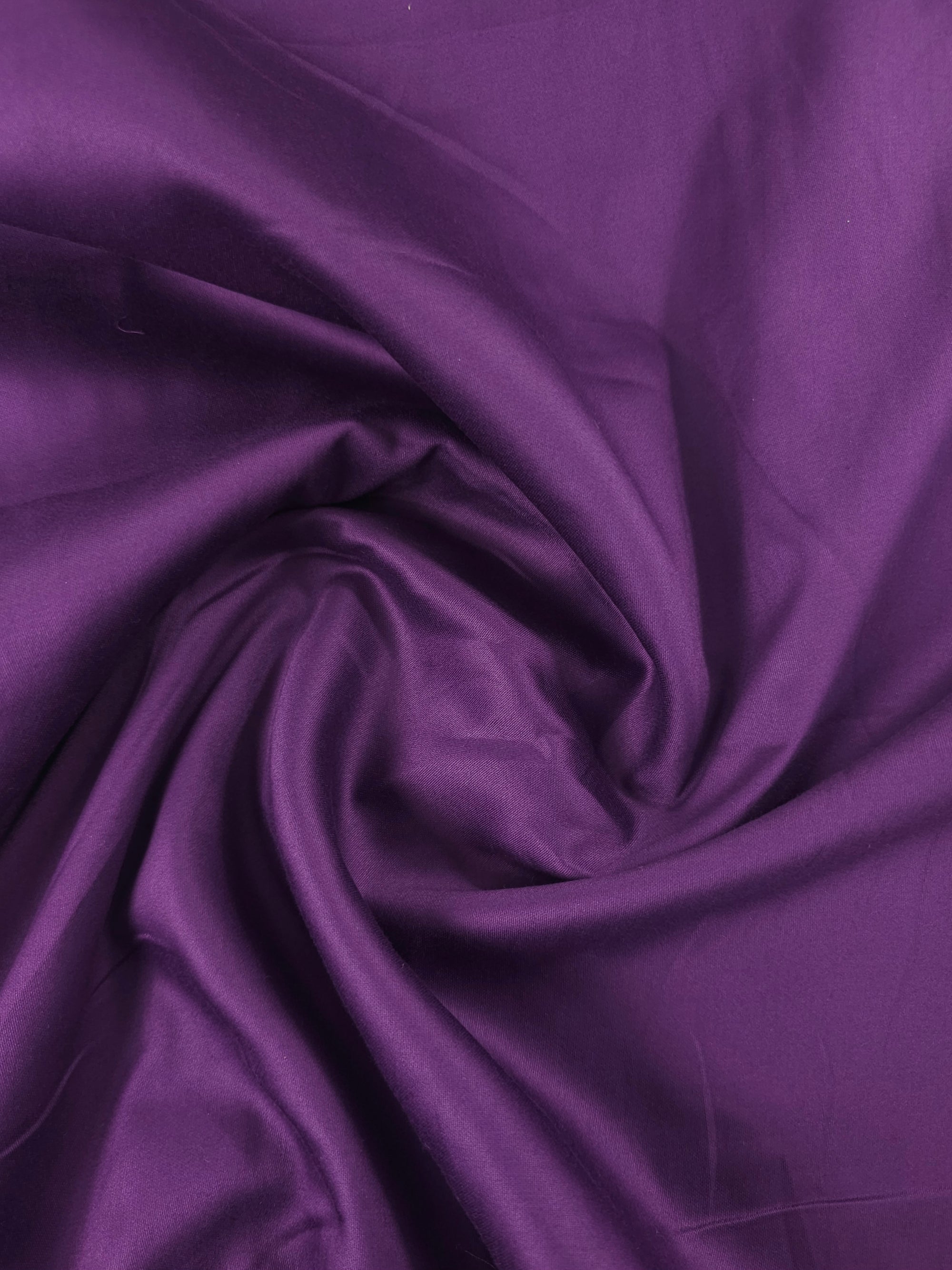 Midnight Purple Cotton Sateen 110" *EXTRA WIDE*