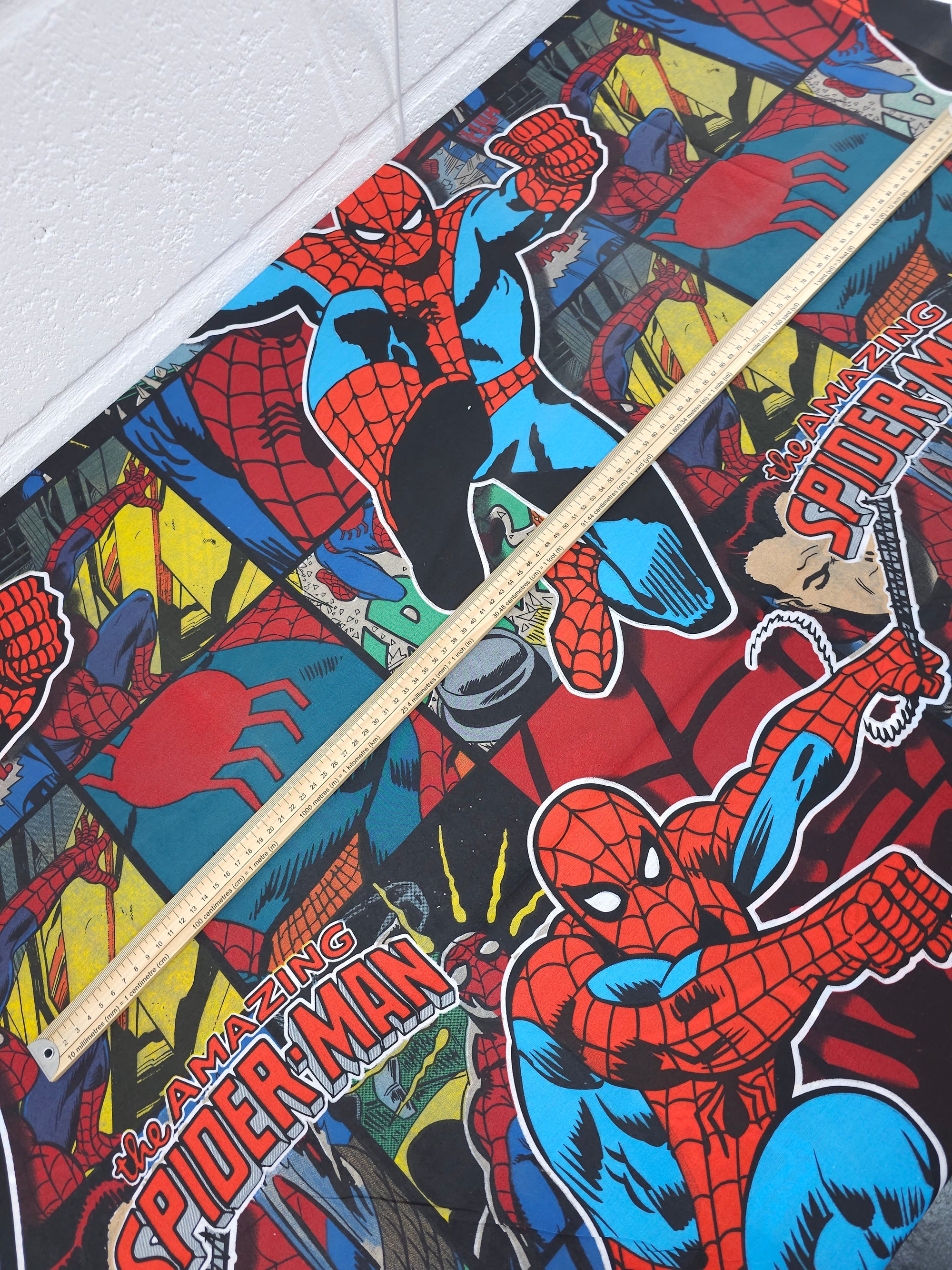 Spider-Man Comic 100% Cotton 80" *EXTRA WIDE*