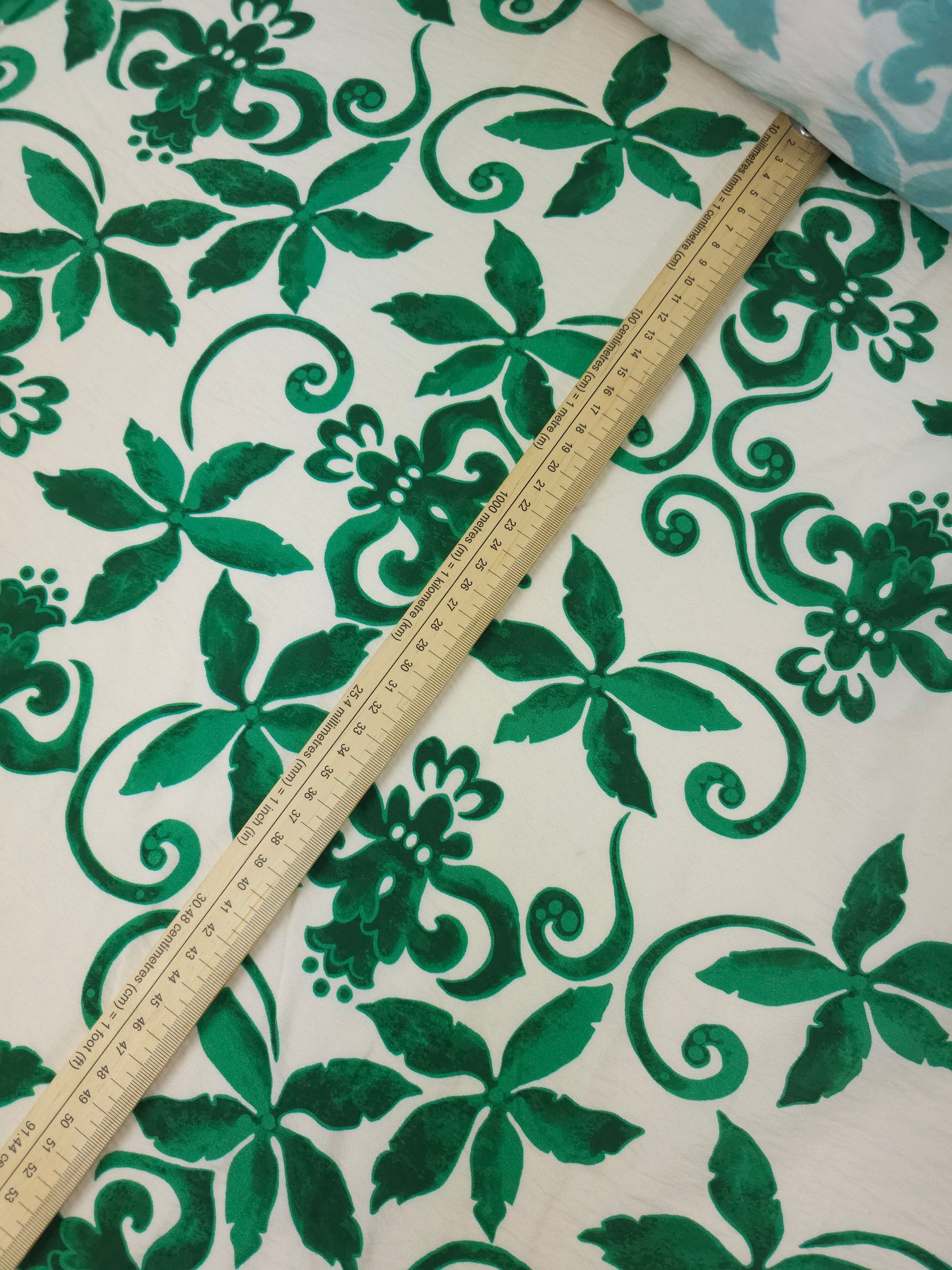 Green/Ivory Wonder Floral Modal Viscose