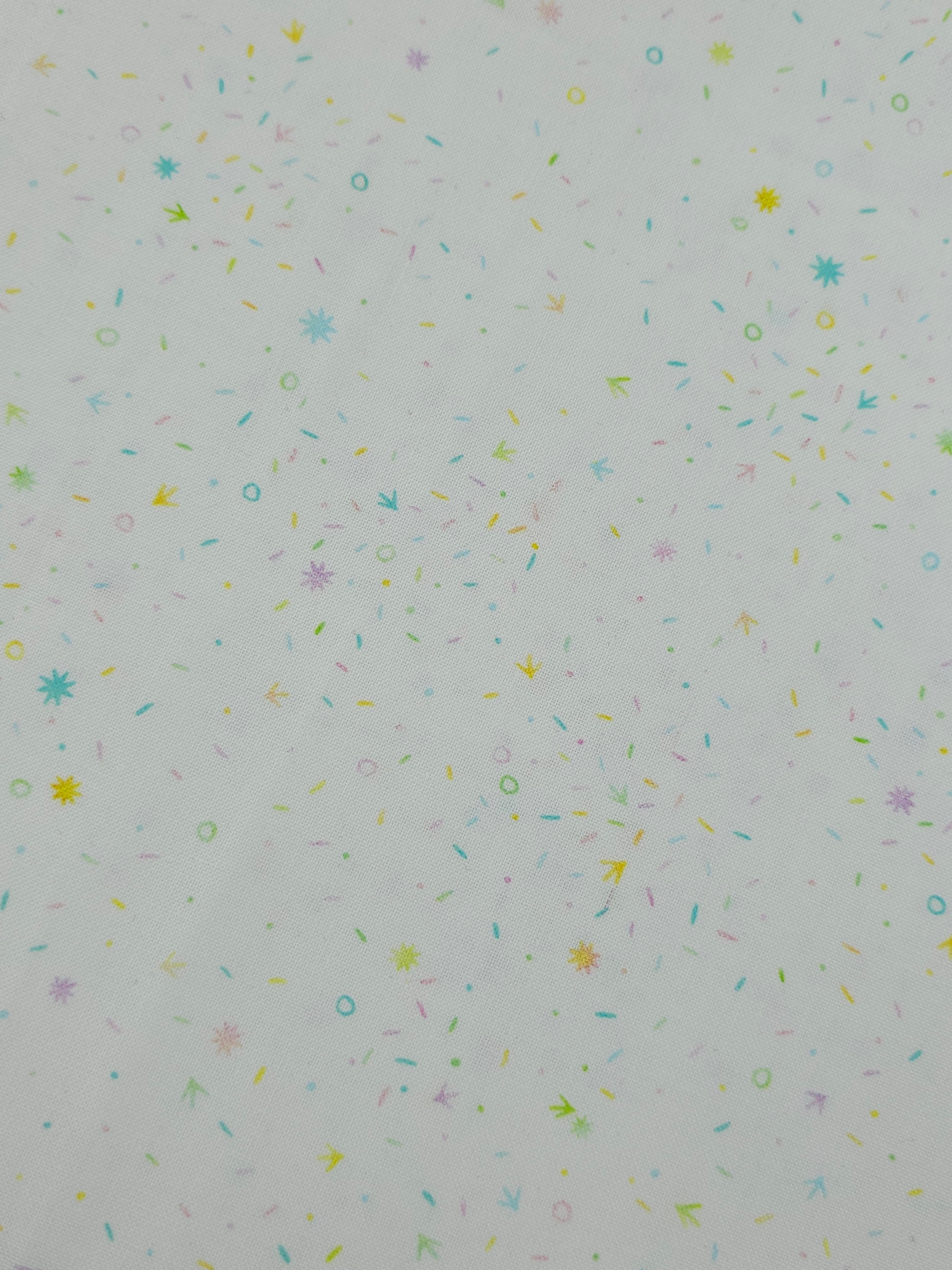 Multicolour Pastel Confetti 100% Cotton 114” *EXTRA WIDE*