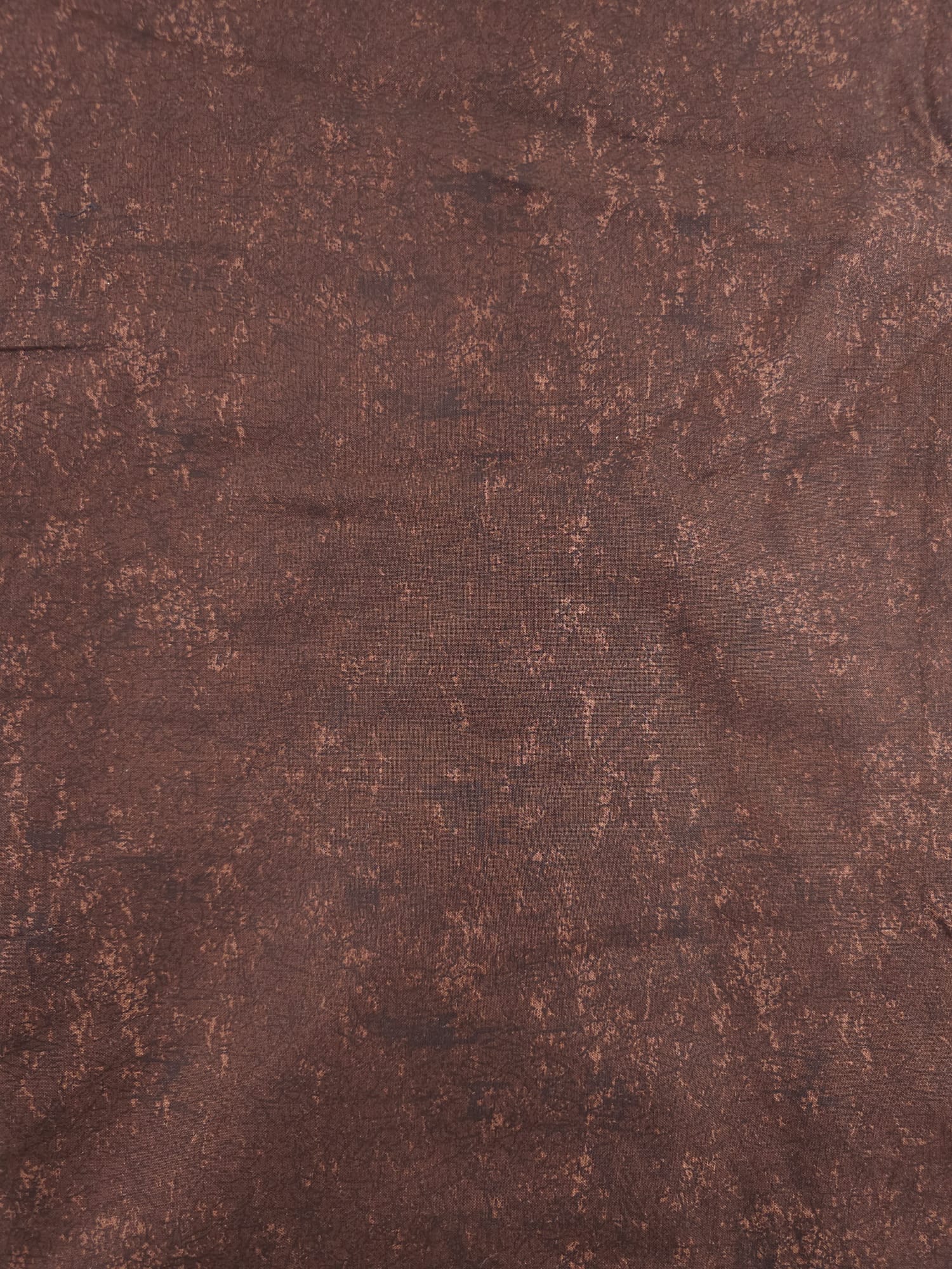 Rustic Brown Cotton (Defect) - 3.5m piece