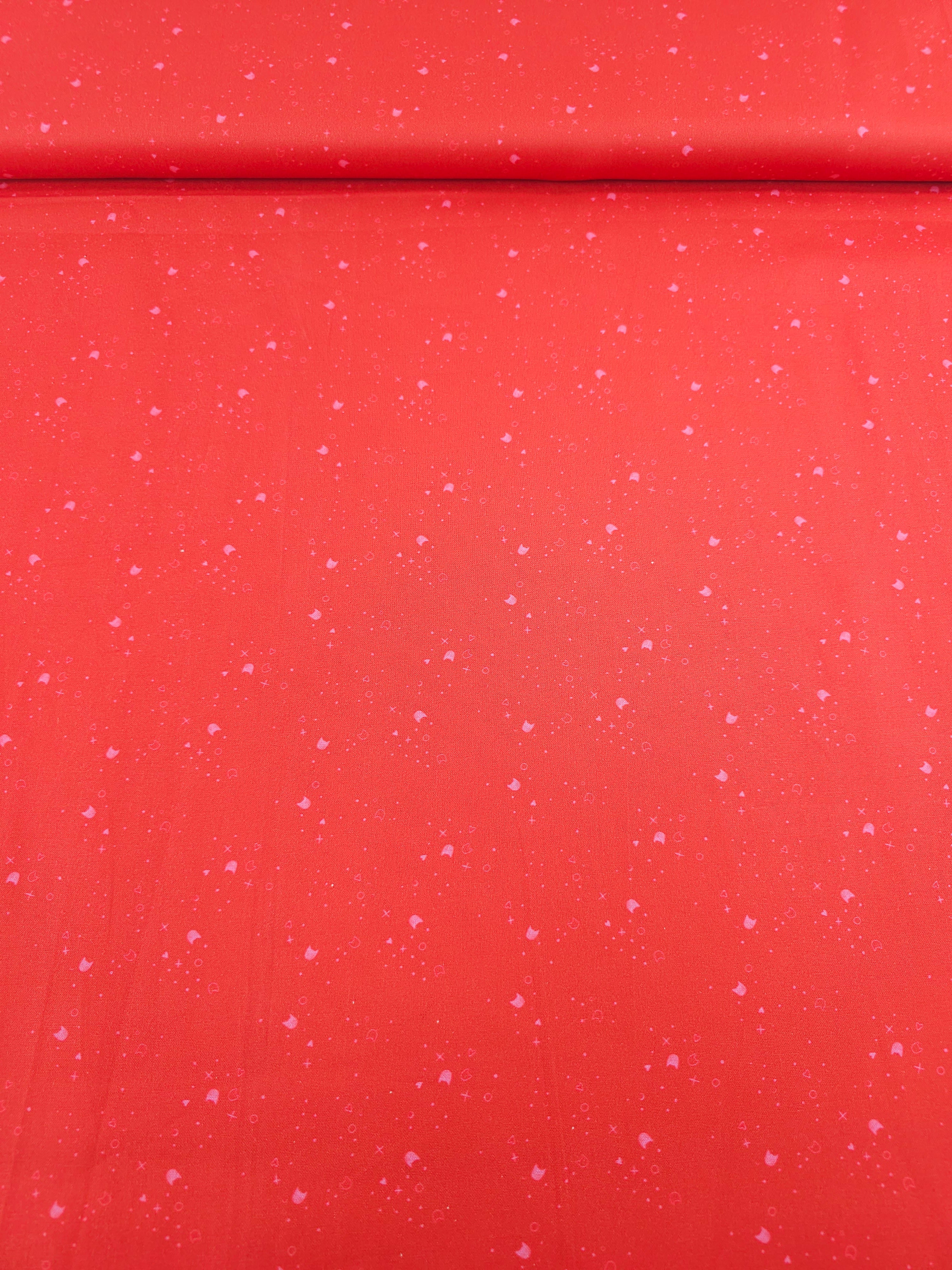 Red/Pink Kitty Litter 100% Cotton - Pammie Jane
