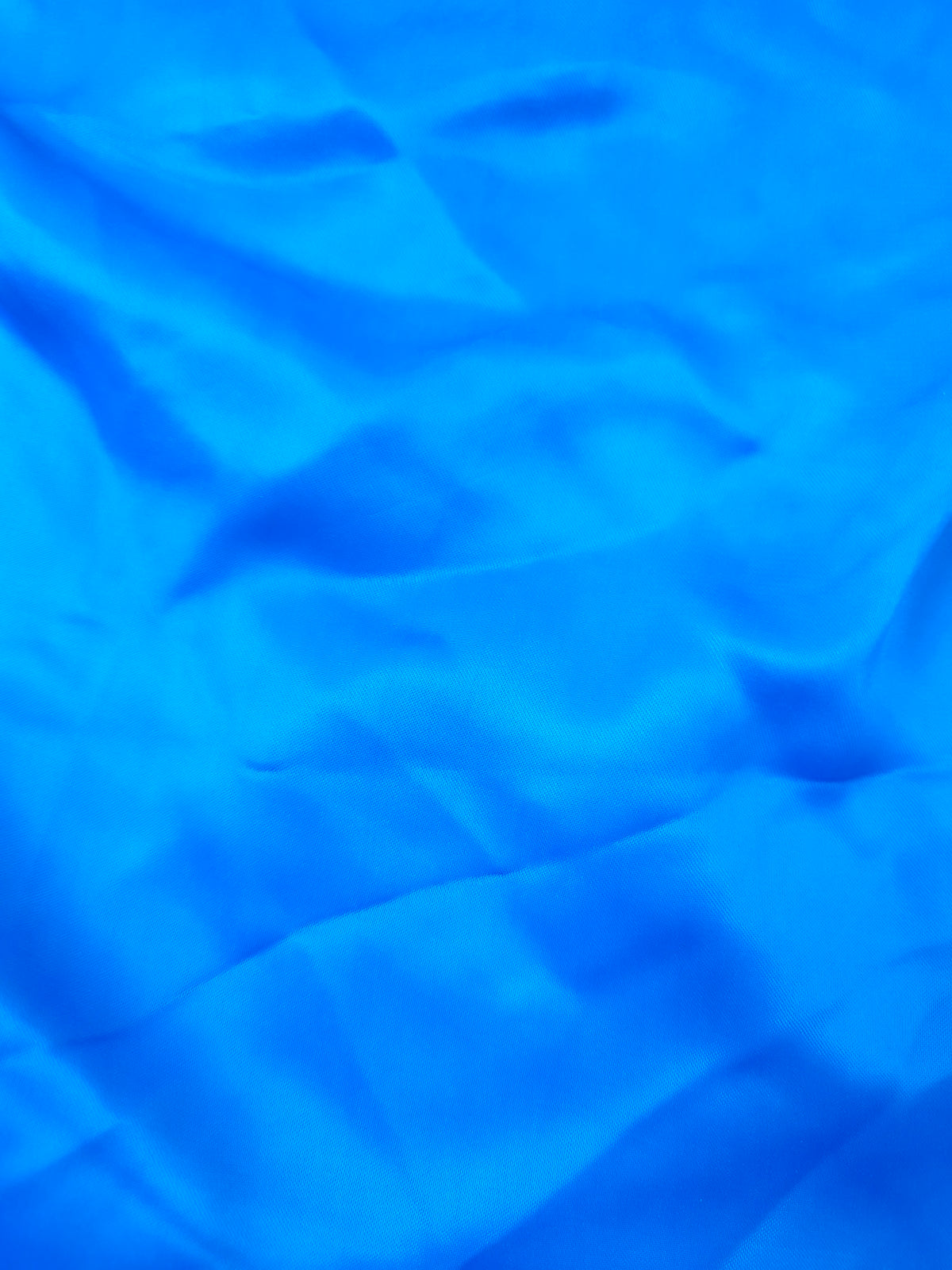 Bright blue Polyester- 1m piece