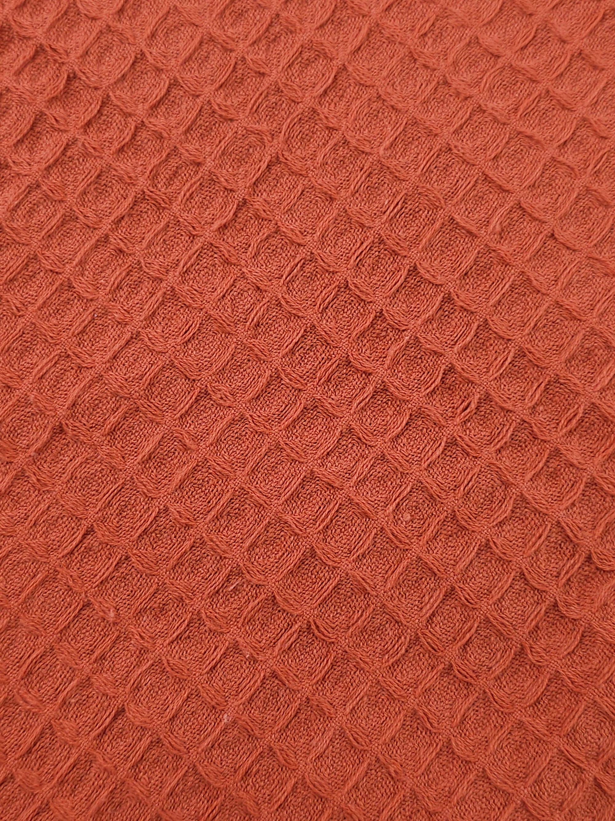 Rustic Brick Waffle Cotton *EXTRA WIDE*